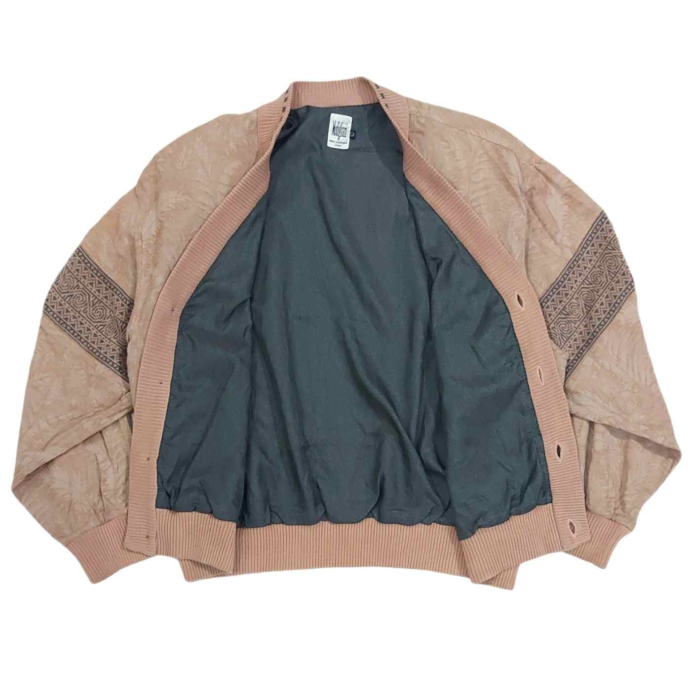 Other Rare! Vintage Modigliani Italian Designer Jacquard Cardigan Size US L / EU 52-54 / 3 - 3 Thumbnail