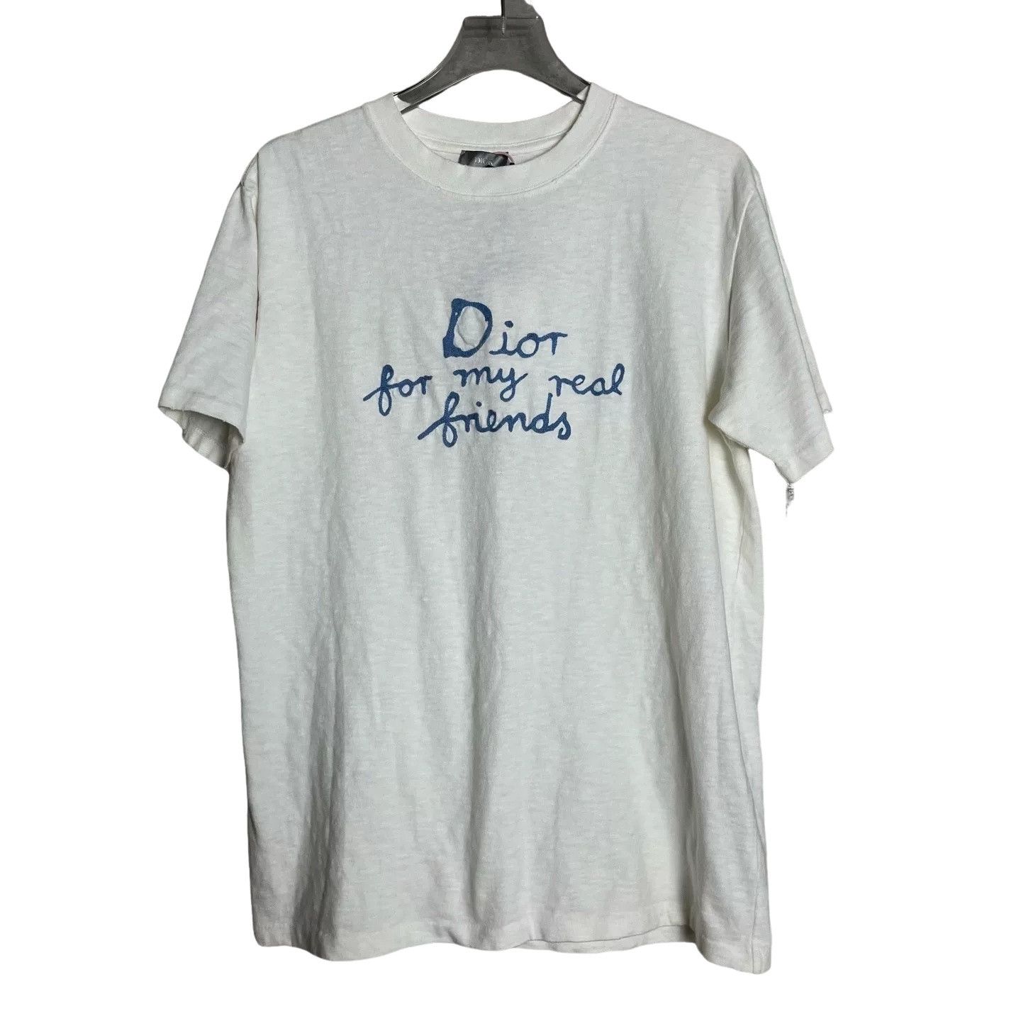 Dior Dior For My Real Friends Embroidered T-Shirt M Size US M / EU 48-50 / 2 - 1 Thumbnail