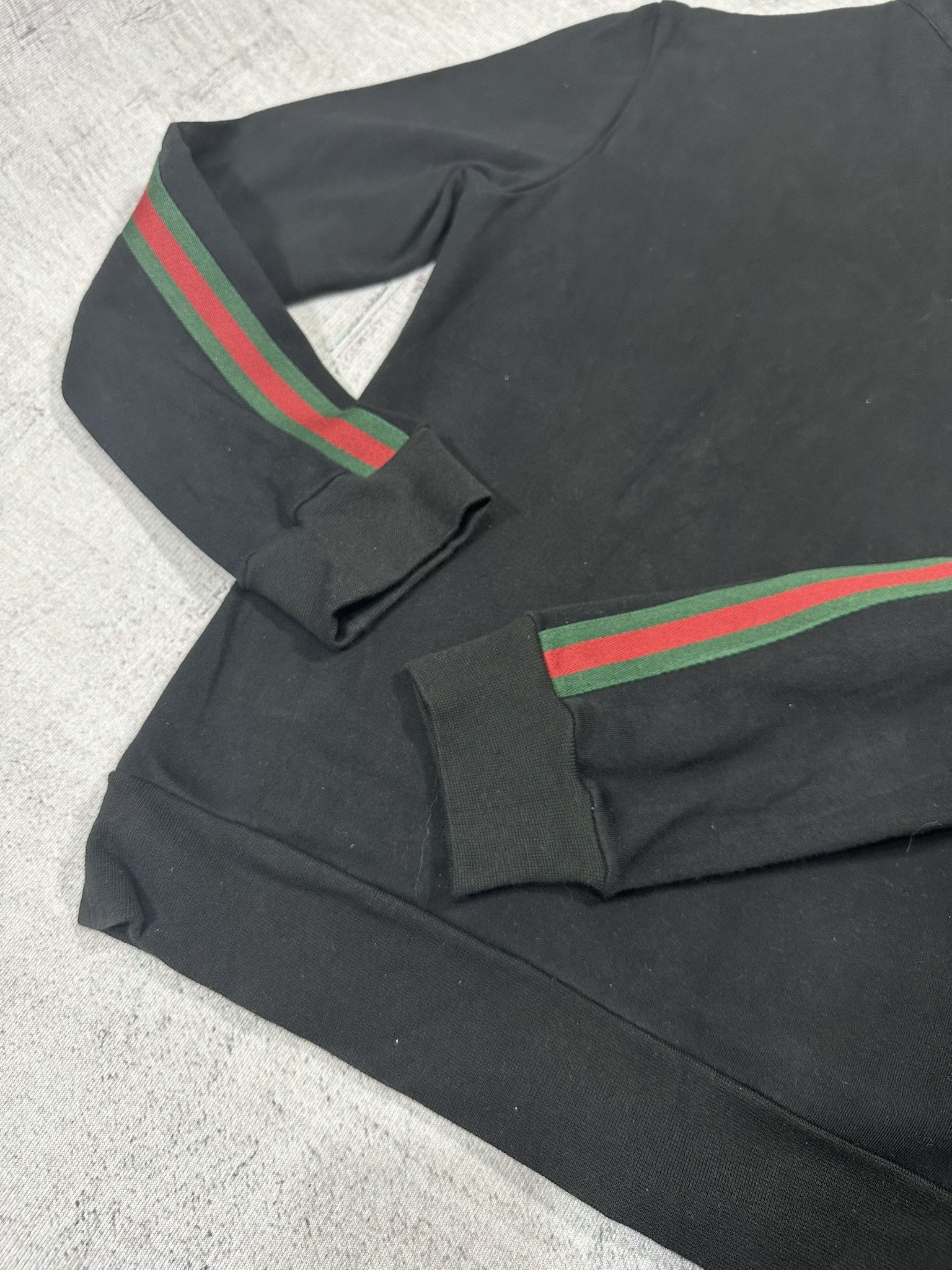 Gucci Gucci Sweatshirt Zipped Track Web Stripes Logo Black Size US L / EU 52-54 / 3 - 15 Thumbnail