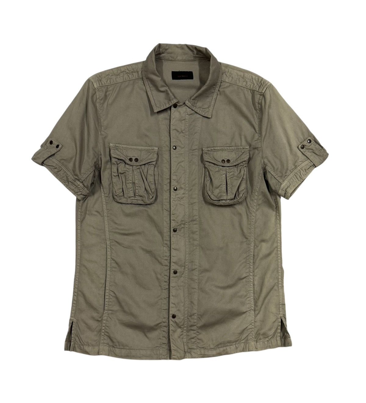 Tete Homme Vtg🔥Tete Homme Vintage M65 Snap Button Zipper Pocket Shirt Size US M / EU 48-50 / 2 - 1 Thumbnail