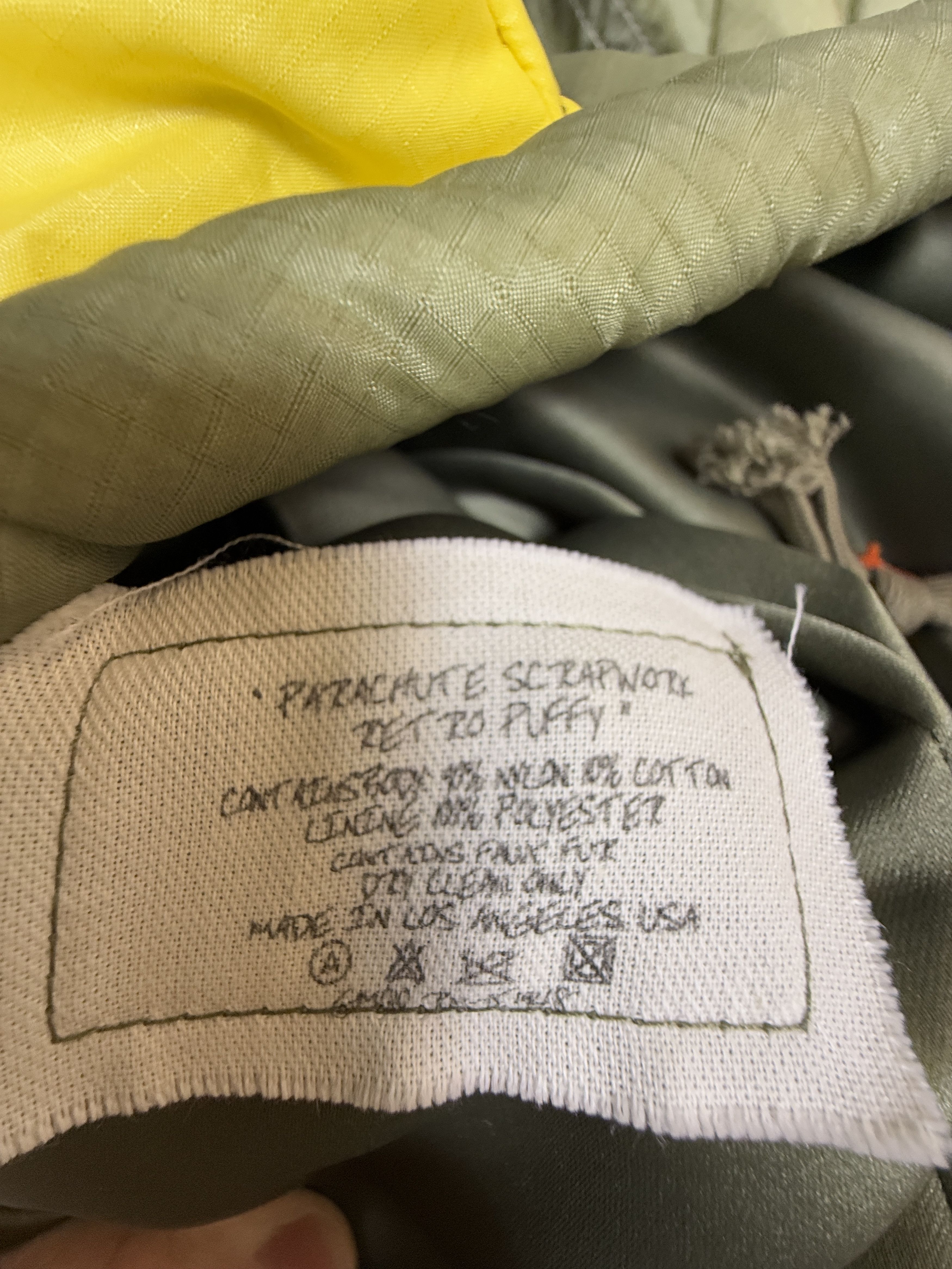 Greg Lauren Greg Lauren Parachute Scrapwork Retro Puffy Parka Size US XL / EU 56 / 4 - 10 Thumbnail