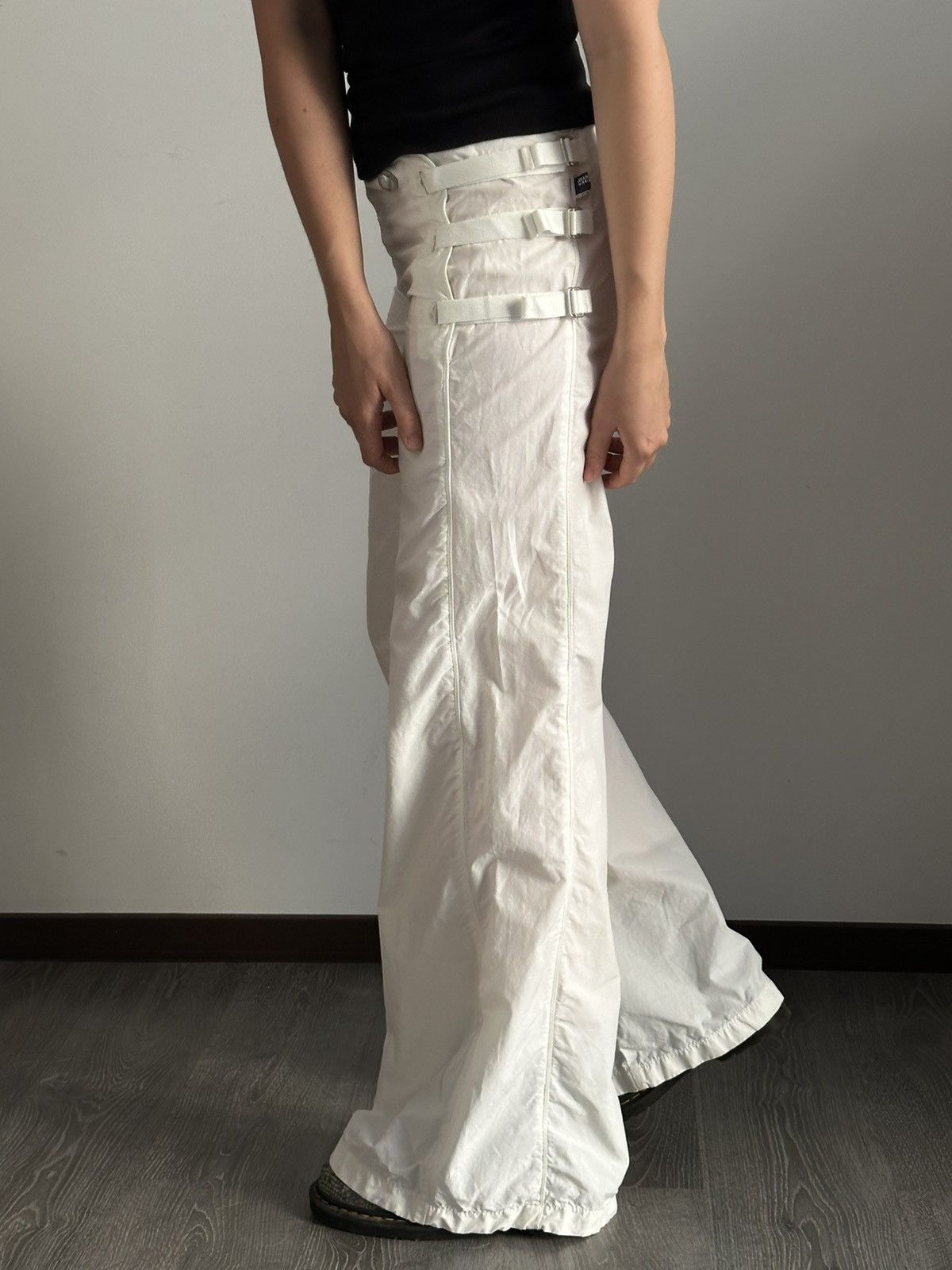 Jean Paul Gaultier Jean Paul Gaultier Jeans Wide Leg Straped Vintage Archive Size 26" / US 2 / IT 38 - 5 Thumbnail