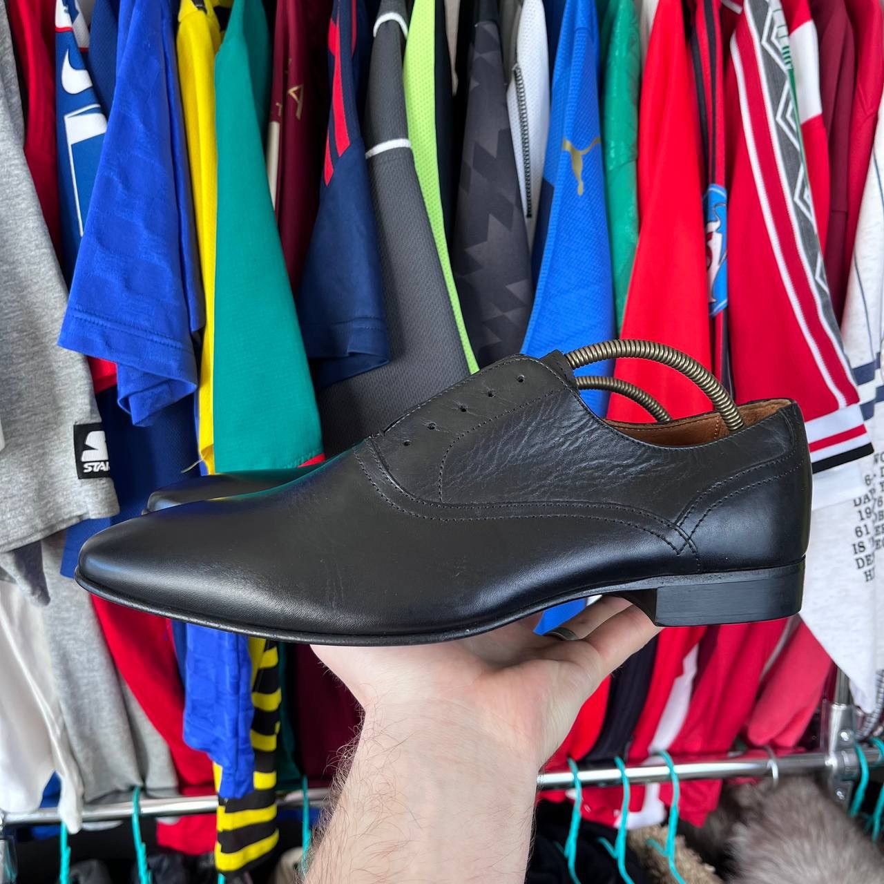 Other Minelli Vero Cuoio Lav. Artigiana Black Leather Dress Shoes Size US 9 / EU 42 - 4 Thumbnail