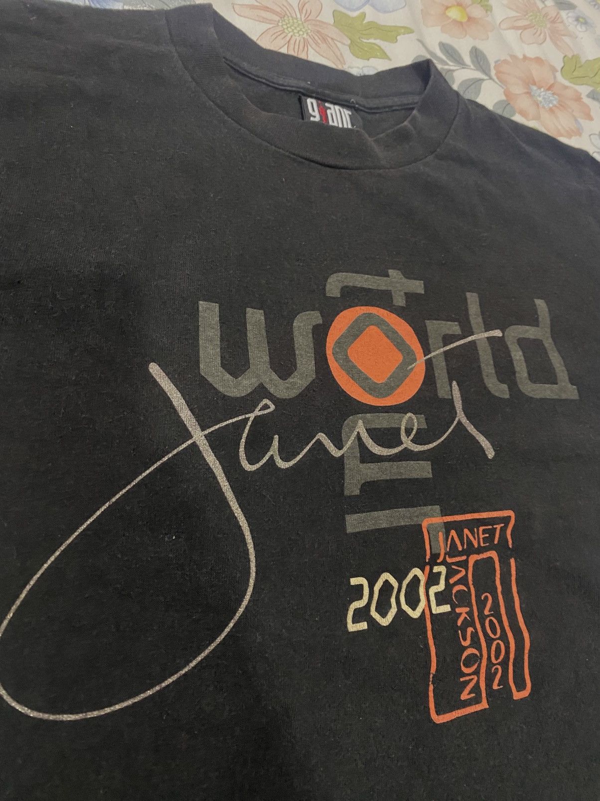 Band Tees × Vintage vtg 2002 janet jackson (giant tag) Size S / US 4 / IT 40 - 3 Thumbnail