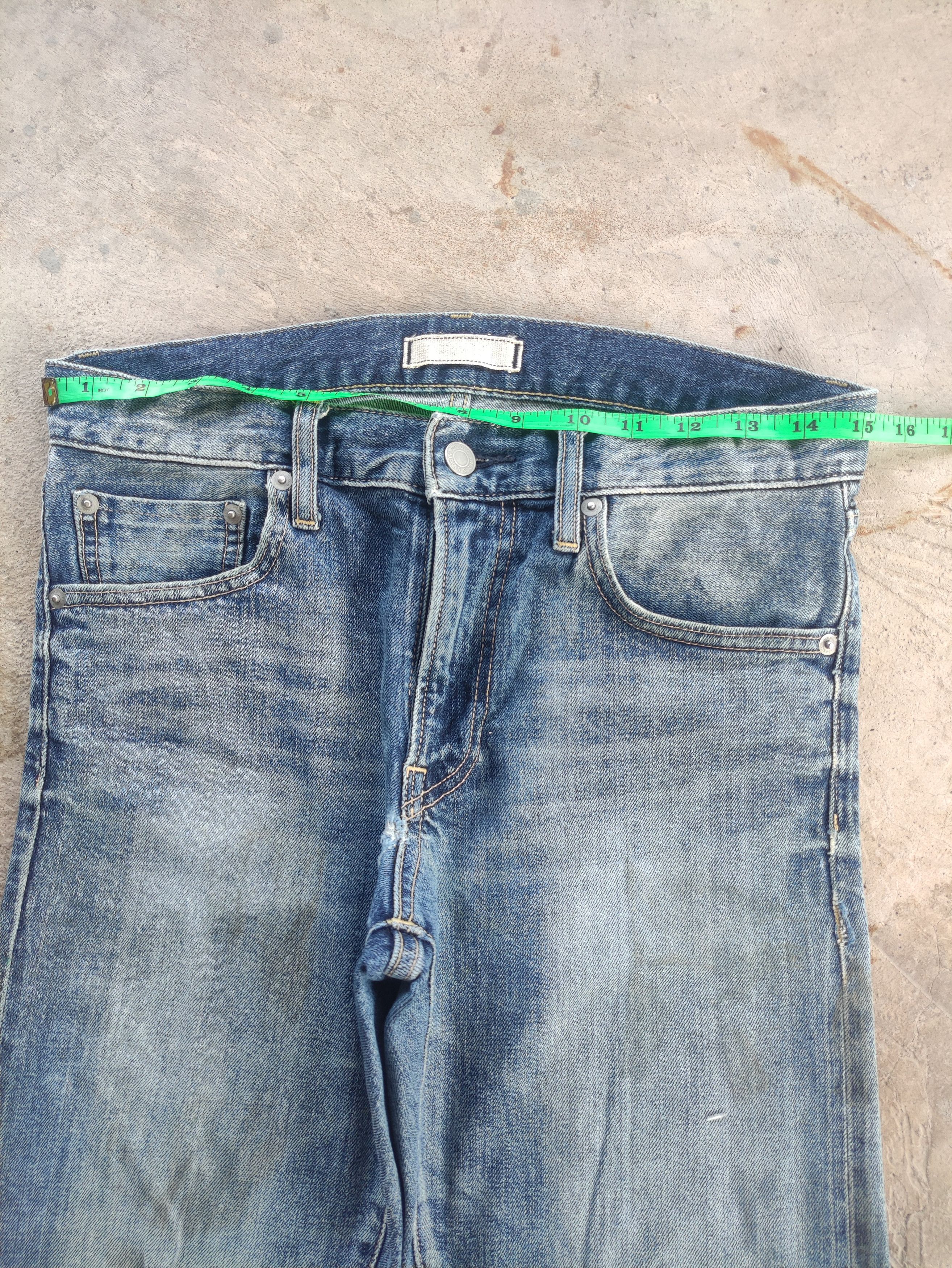 Japanese Brand Vintage Japanese Jean Distressed Faded Denim Pants Size US 31 - 6 Thumbnail