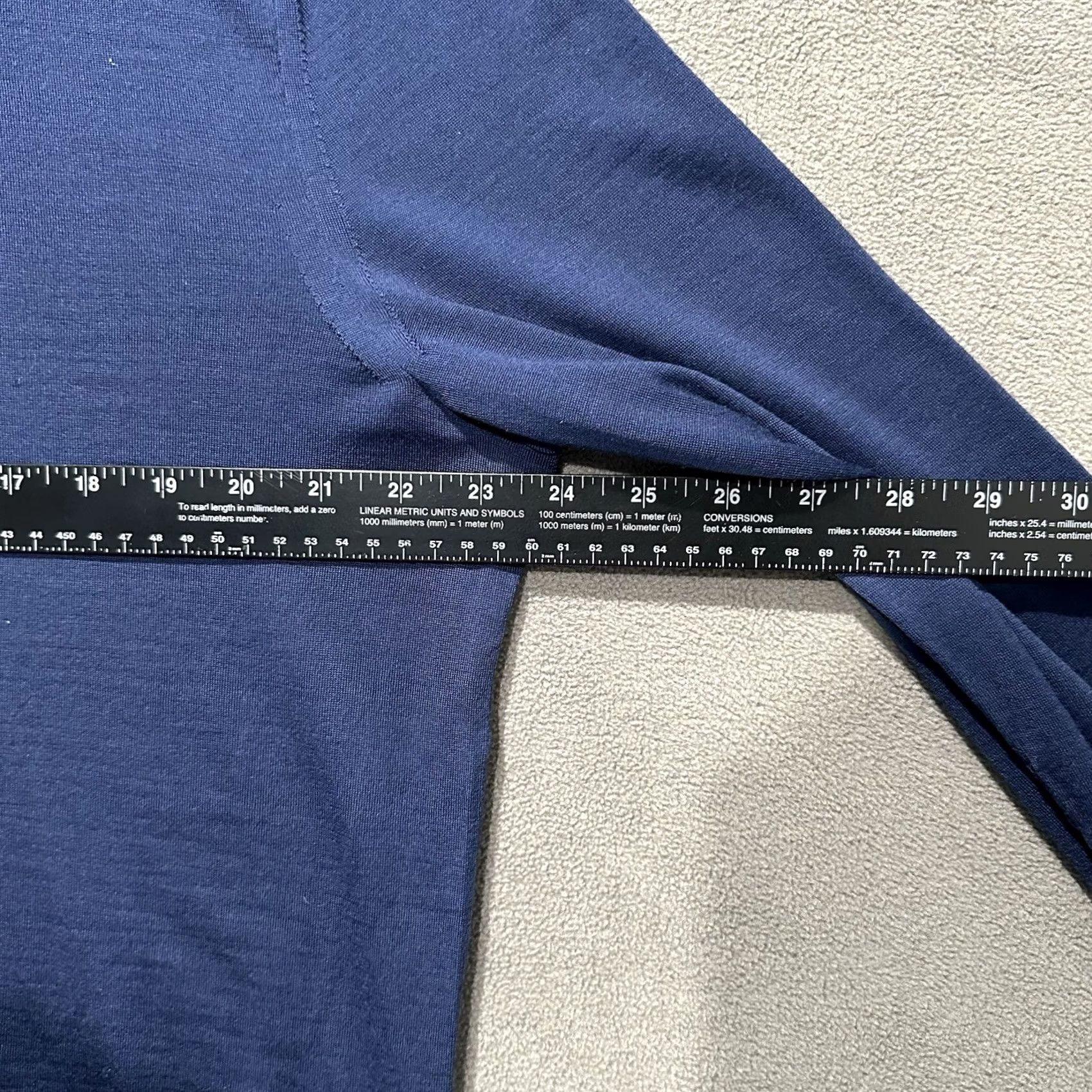 Ermenegildo Zegna Ermenegildo Zegna Sweater Mens 3XL Blue Wool Long Sleeve Crew Neck Pullover Designer Classic Size US XXL / EU 58 / 5 - 5 Thumbnail