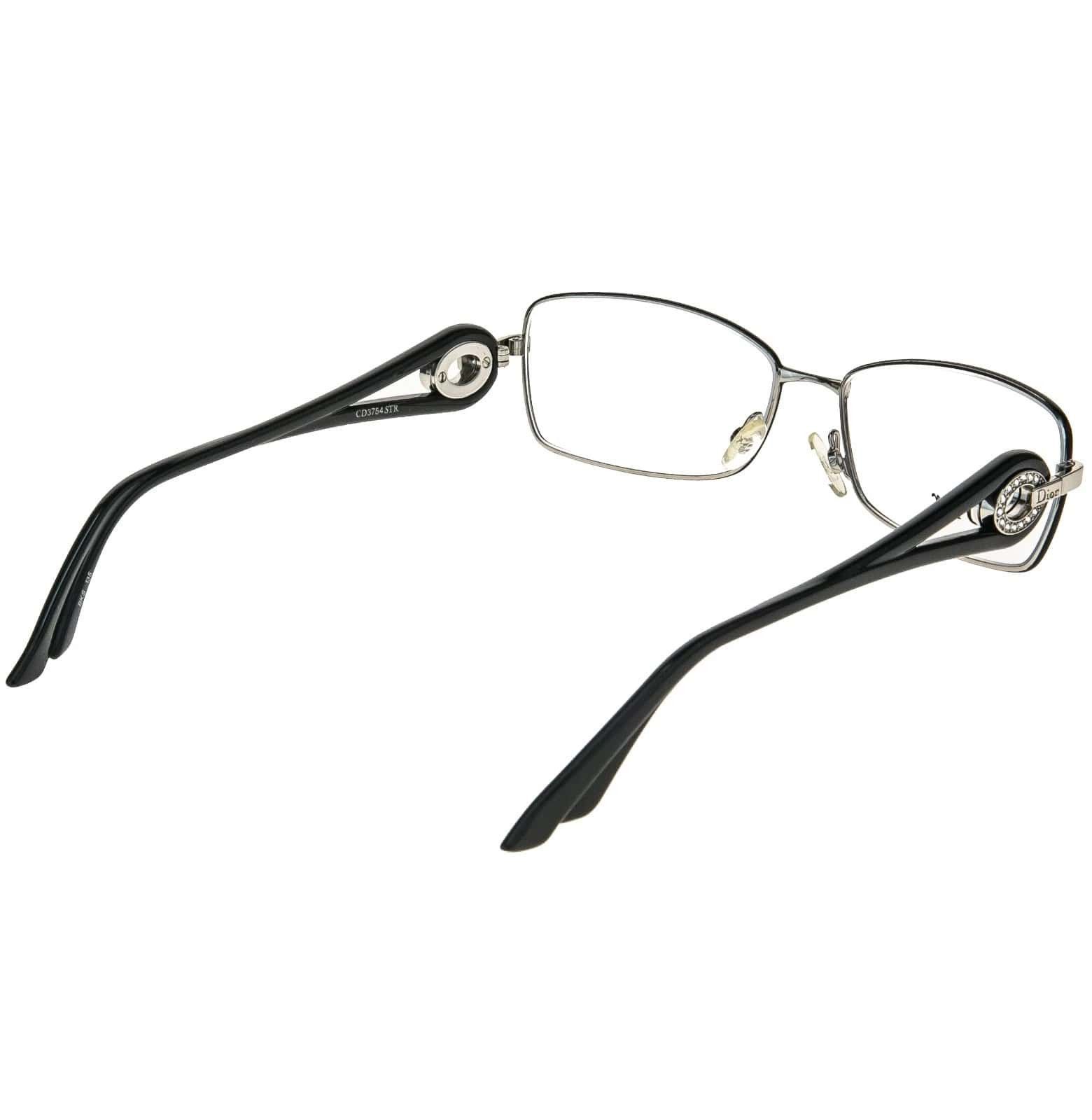 Christian Dior Monsieur CHRISTIAN DIOR CD3754 3754 VOLUTE CRYSTAL Silver Black Size ONE SIZE - 9 Thumbnail