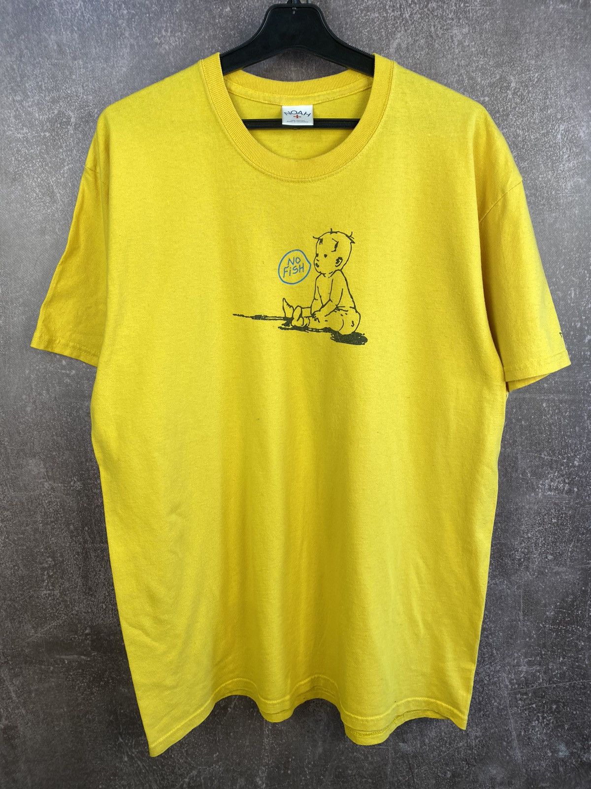 NOAH Tシャツ　イエロー　黄色 Noah Noah NYC Pocket T-Shirt Yellow Sz L | Grailed