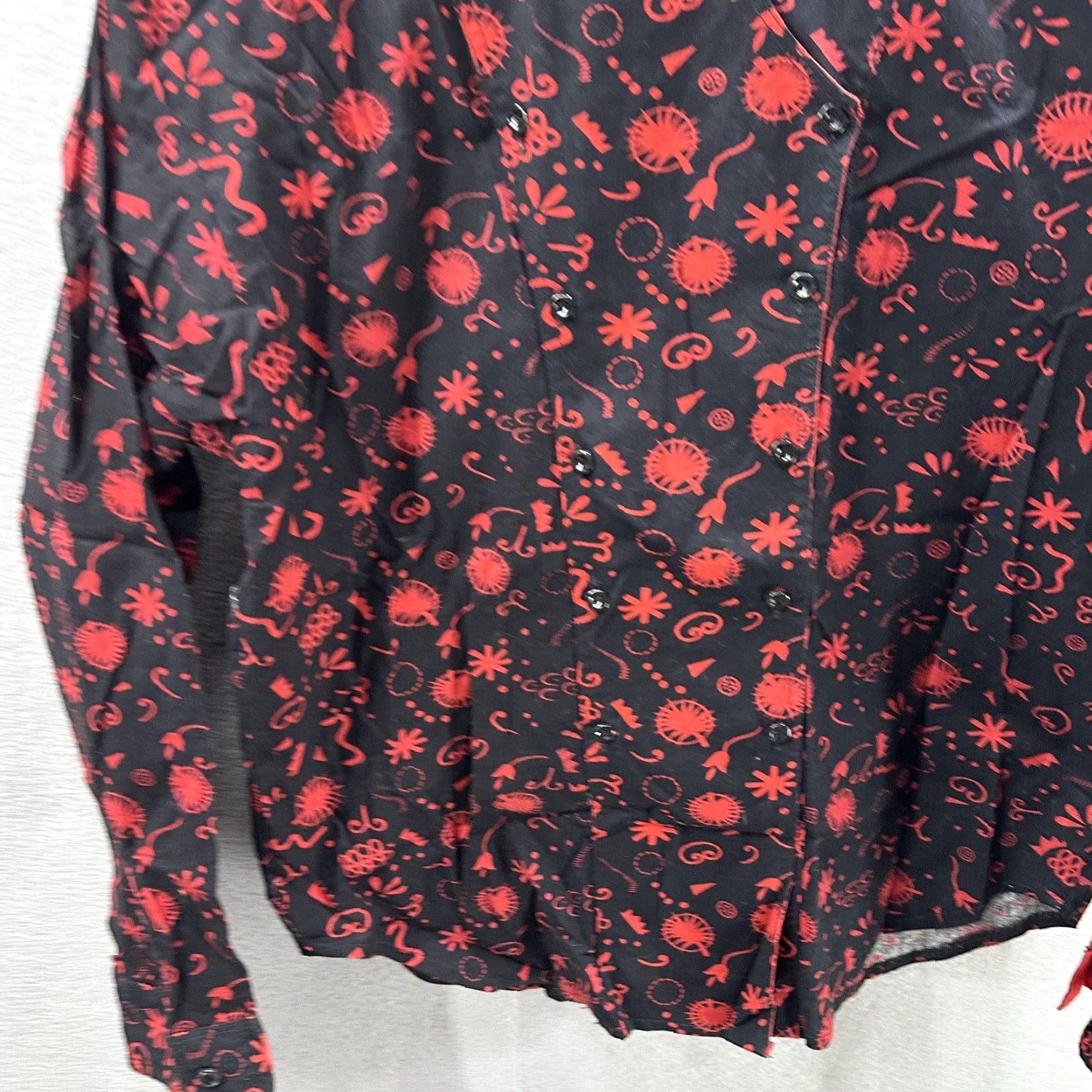 Vintage VTG Mine And Bills Rodeo Shirt Mens Small Western Bib Front Button-Up Collared Cotton Black Long Sleeve Cowboy Vintage Mens Shirt Size US S / EU 44-46 / 1 - 3 Thumbnail