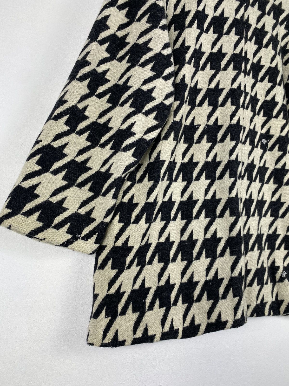 Japanese Brand Vintage 80’s Wool Hountstooth Jacket Button Up Size S / US 4 / IT 40 - 6 Thumbnail