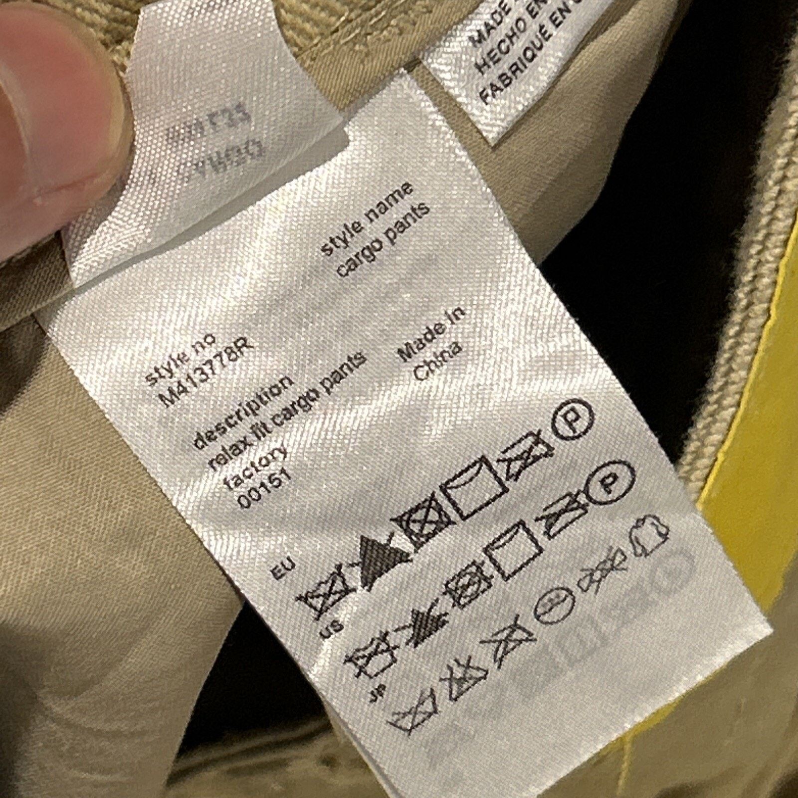 Wrangler Beyond Baggy Cargo Pants Mens 34x30 Hamilton Wide Leg Loose Size US 34 / EU 50 - 10 Thumbnail