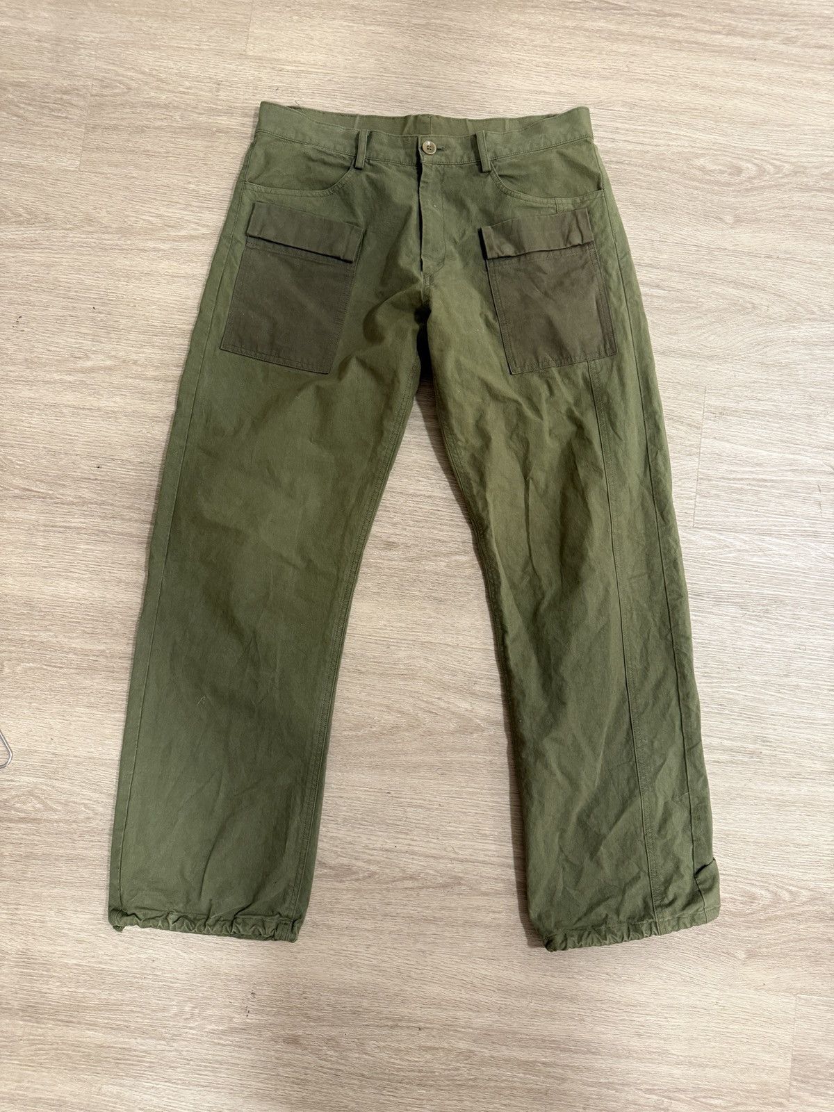 Yohji Yamamoto Ys by yohji hybrid fatigue pants Size US 31 - 1 Thumbnail