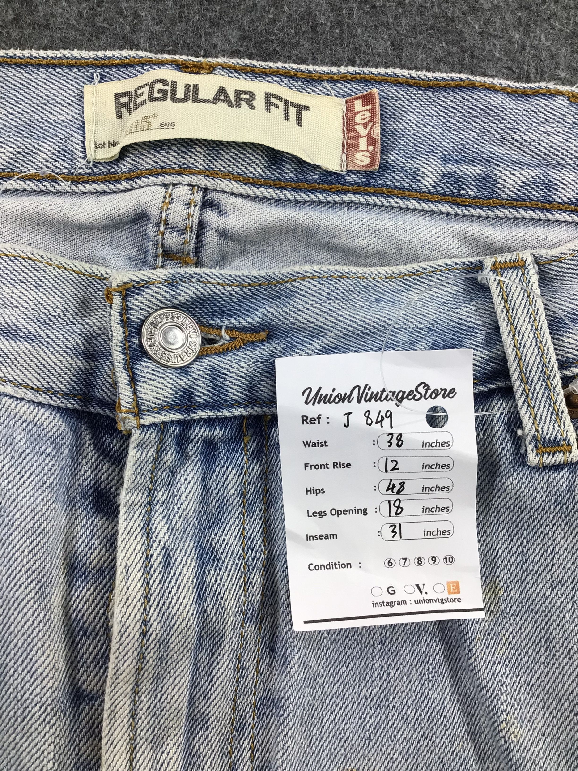 Levi's Vintage Levis 505 Jeans -J849 Size US 38 / EU 54 - 12 Thumbnail
