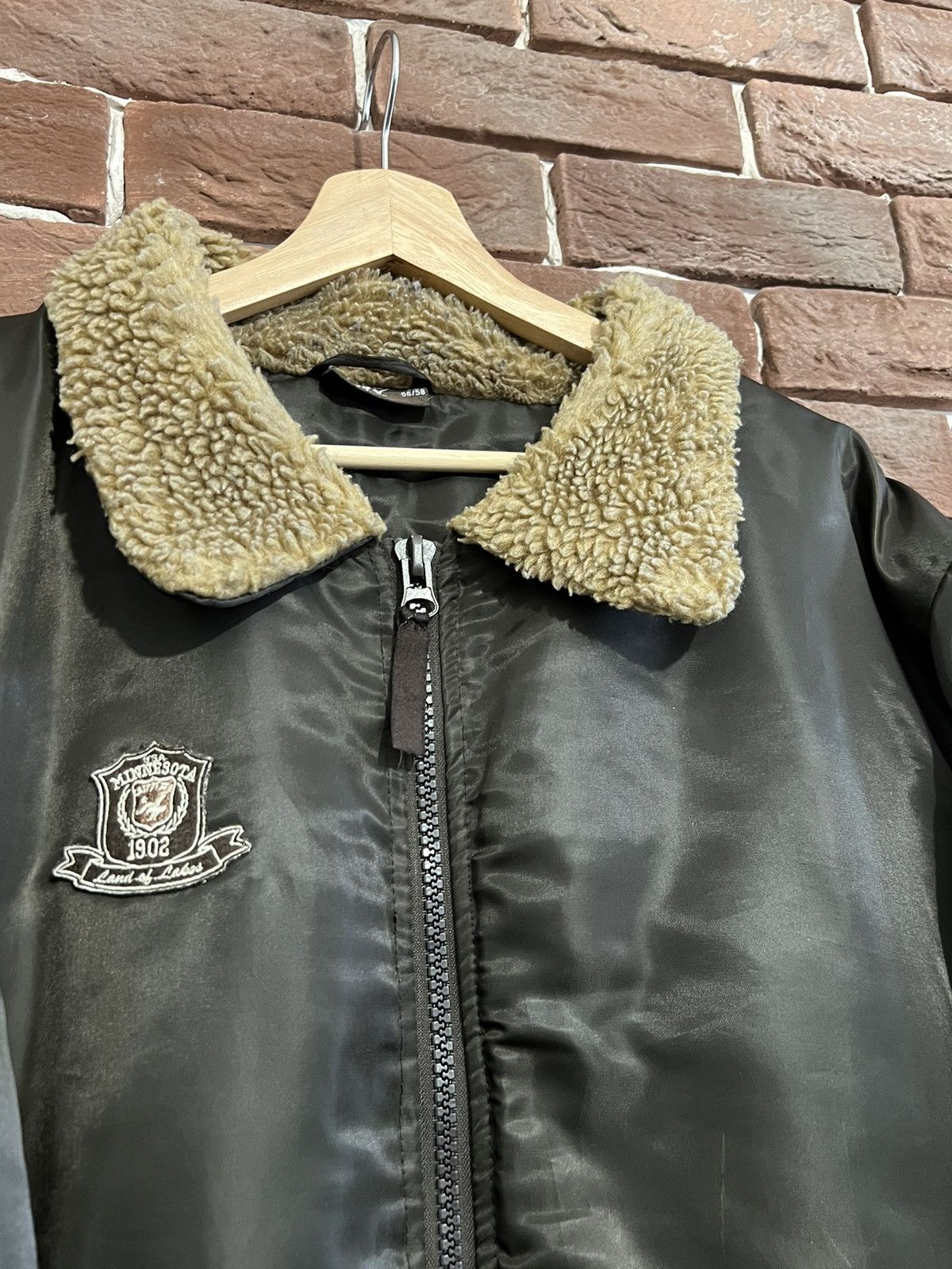 Vintage Ma1 Flyer Vintage Nylon Bomber Jacket BoxyFit Oversize Size US XL / EU 56 / 4 - 4 Thumbnail