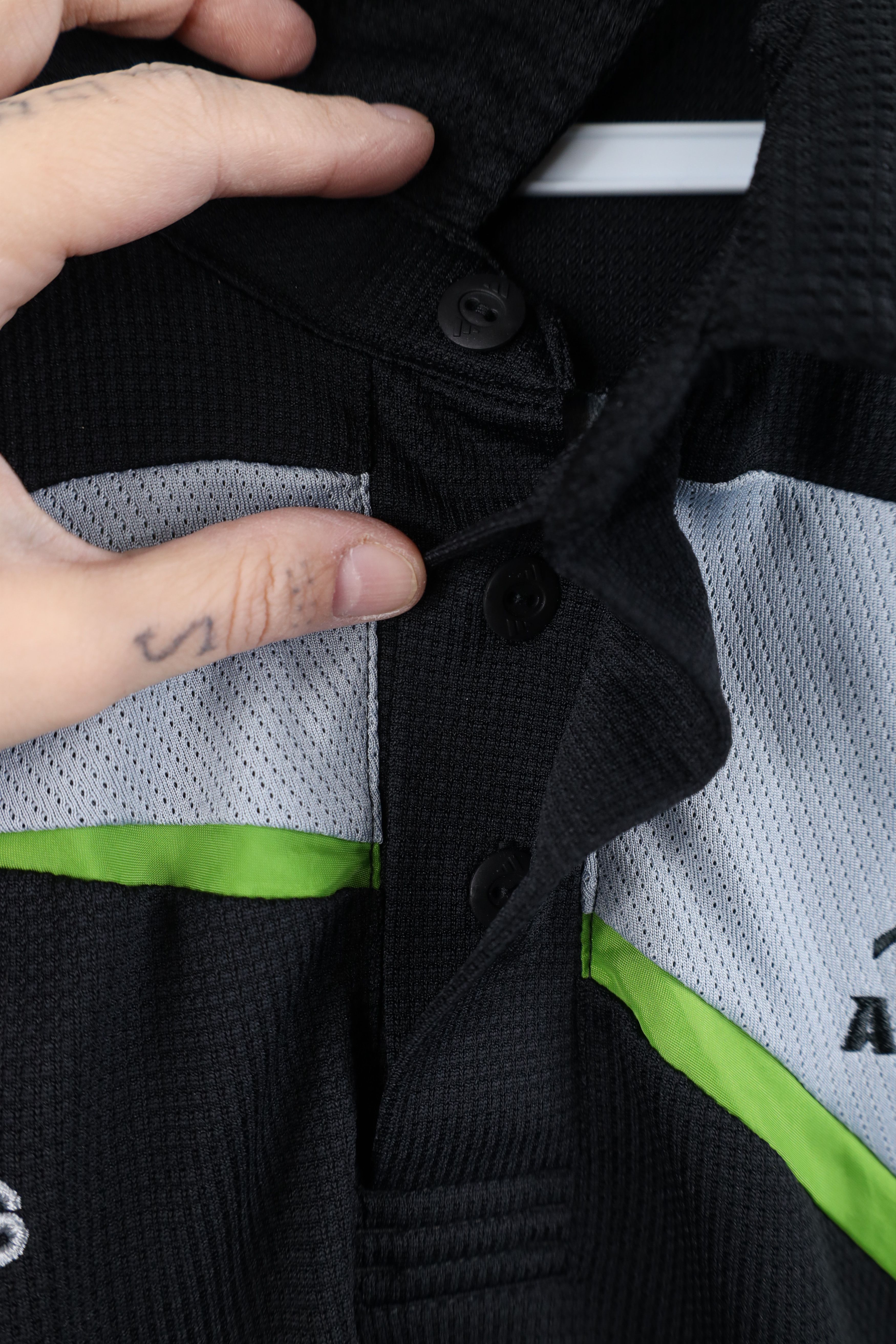 Adidas Vintage Adidas New Zealand All Blacks Rugby Jersey Polo Size US M / EU 48-50 / 2 - 6 Thumbnail
