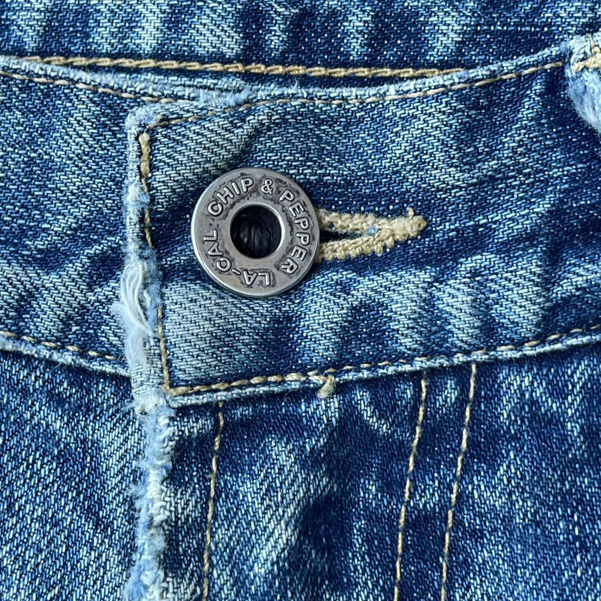 Chip & Pepper Archival Chip & Pepper Destroyed Boro Denim Jeans Size US 31 - 9 Thumbnail