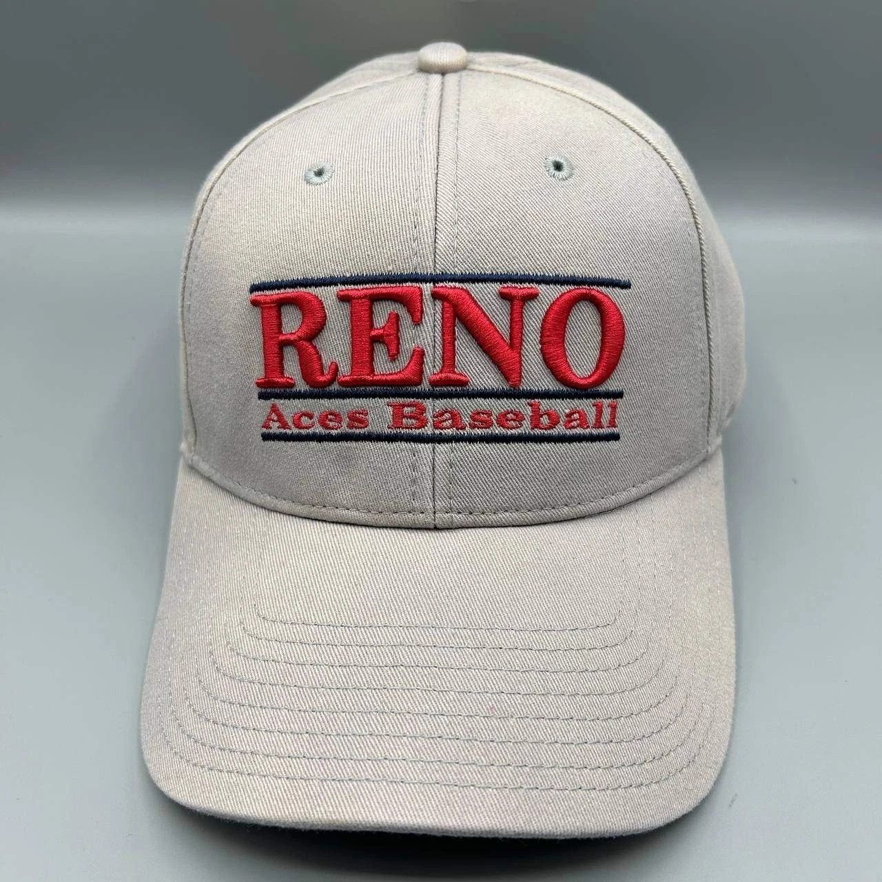 The Game Vintage Reno Aces Hat Men Gray MiLB Strap Back Cap Cotton Size ONE SIZE - 1 Thumbnail
