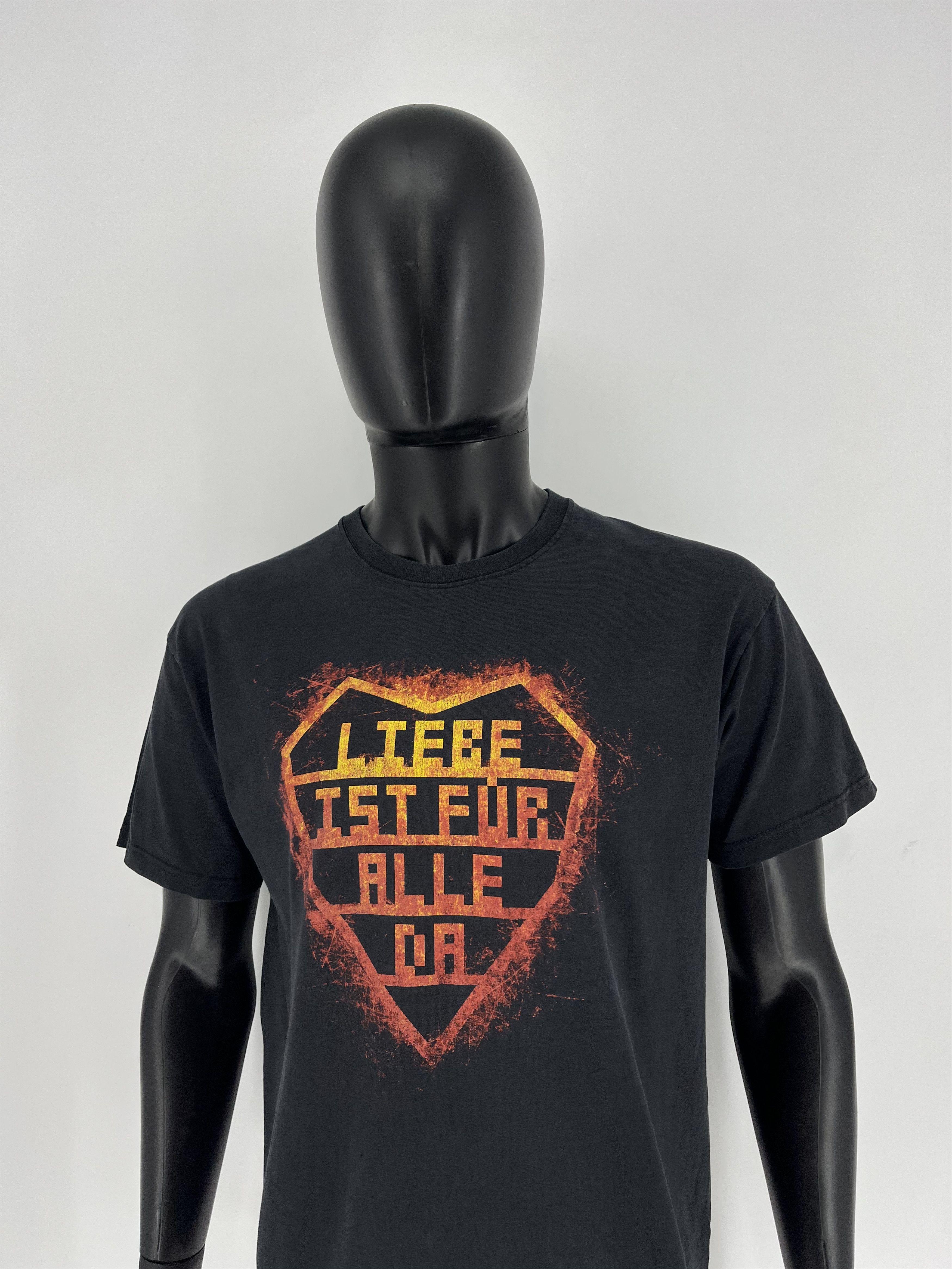 Band Tees × Vintage Vintage Y2K Rammstein “ Liebe ist für alle da” band T Shirt Size US L / EU 52-54 / 3 - 4 Thumbnail