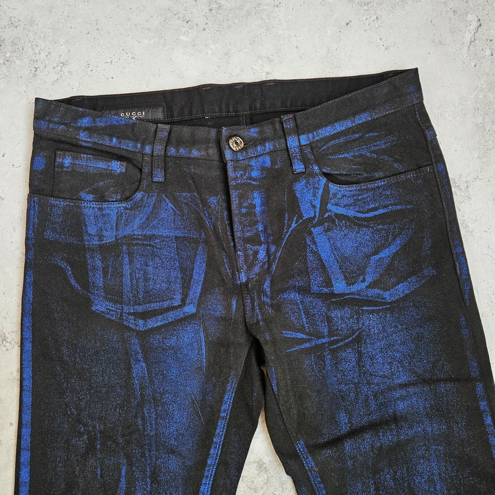 Gucci Vintage Gucci Y2K Denim Jeans Size 32" / US 10 / IT 46 - 2 Thumbnail