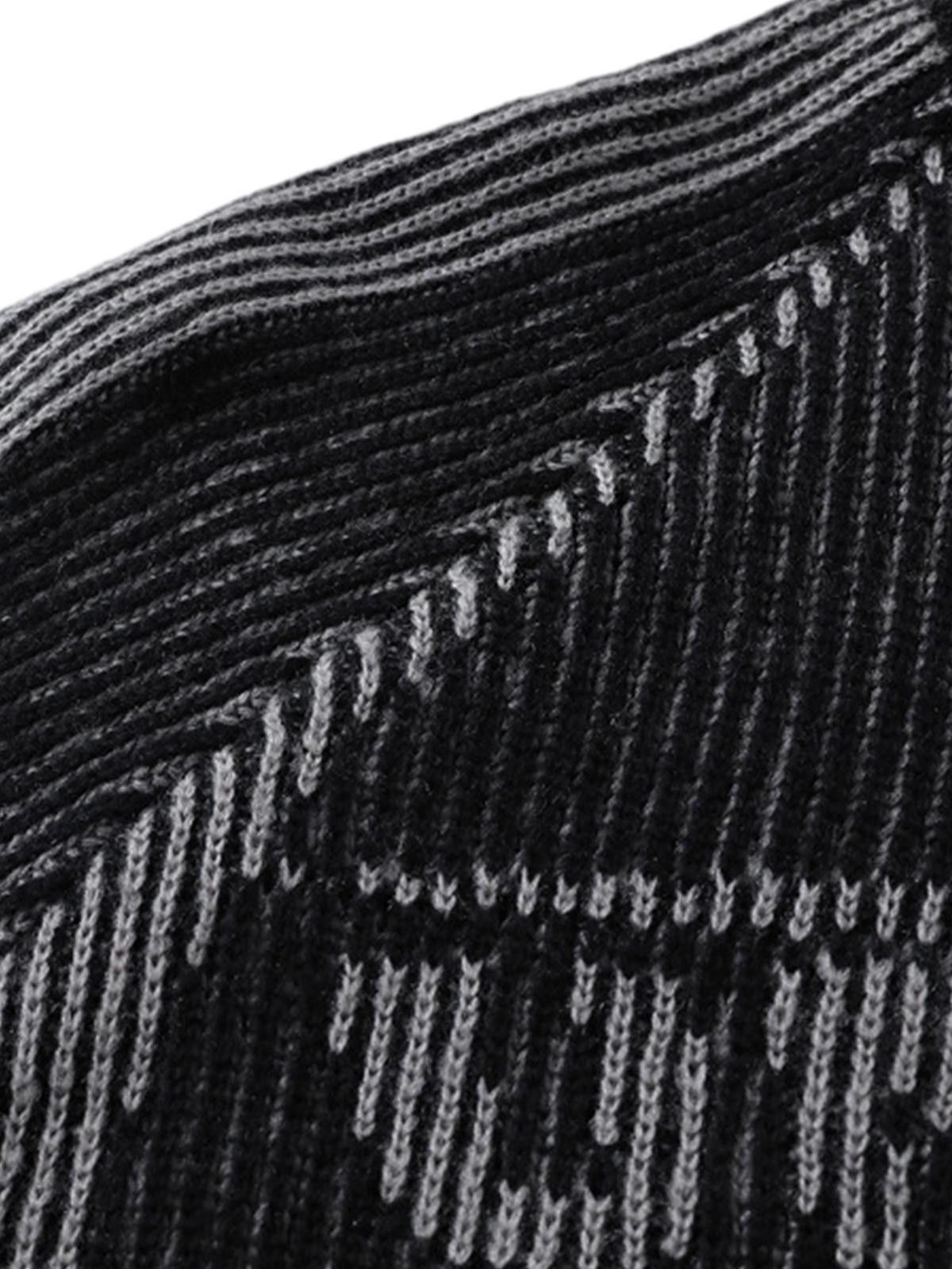 Zip-Up Cardigan Sweater – Stand Collar Knit Style