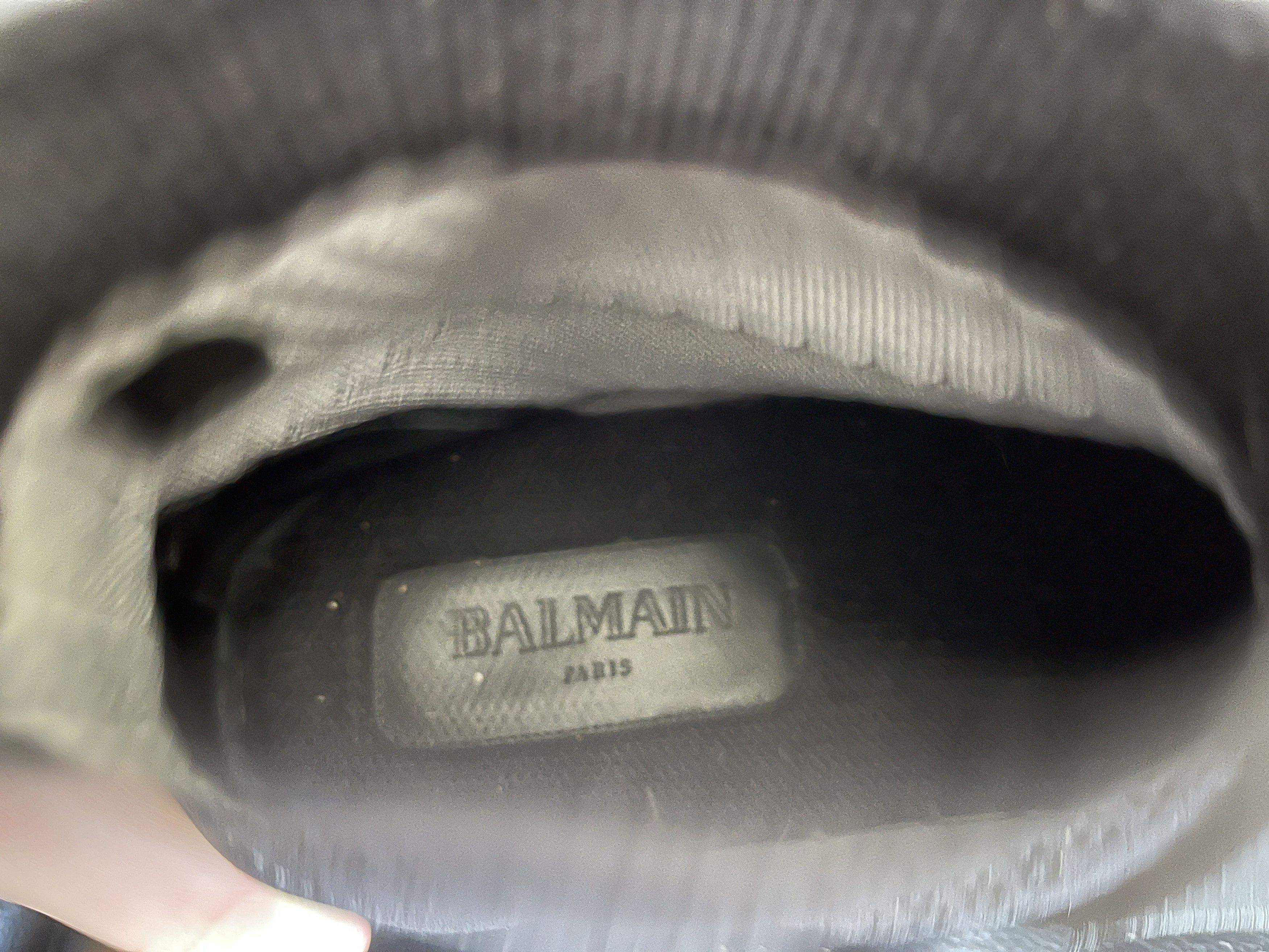 Balmain Balmain Paris Black Leather Strap Shoe Size US 12 / EU 45 - 5 Thumbnail