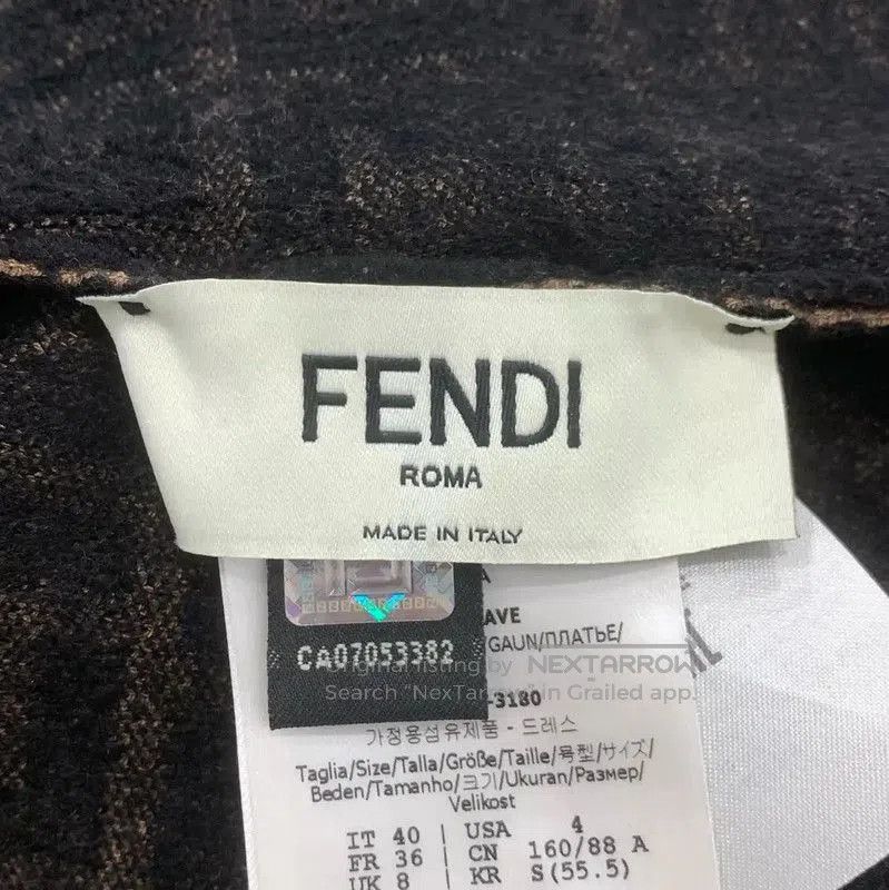 Fendi Fendi Color Block Cotton Dress Size M . Size M / US 6-8 / IT 42-44 - 5 Thumbnail