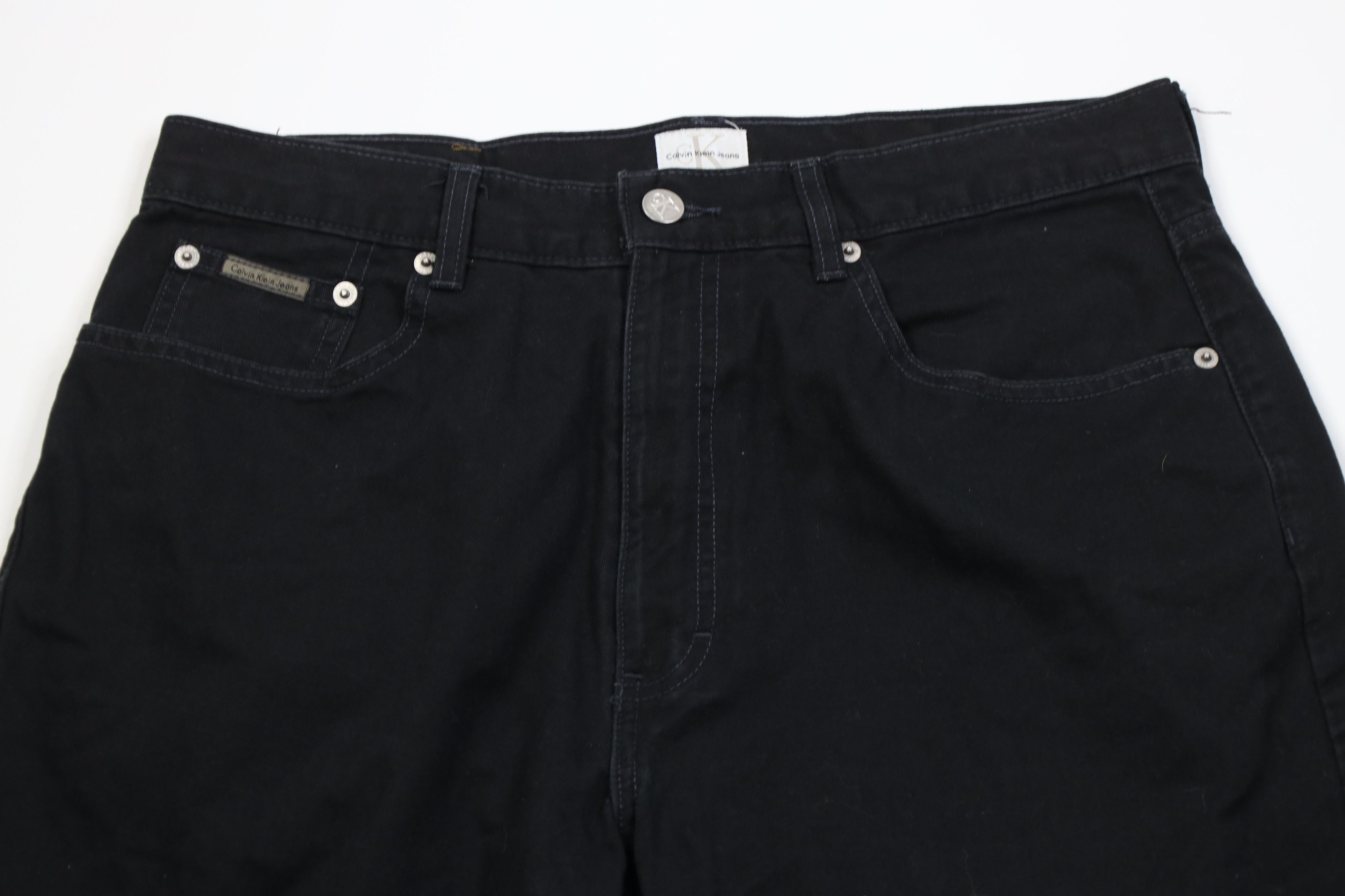 Calvin Klein Vintage 90s Calvin Klein Straight Leg Twill Chino Pants Size US 33 - 2 Thumbnail