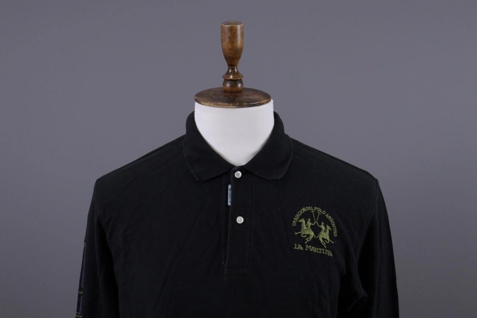 La Martina La Martina Buenos Aires #4 Black Rugby Polo Shirt Size XXL Size US XXL / EU 58 / 5 - 3 Thumbnail
