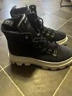 Karl Lagerfeld Karl Lagerfeld Paris Men's Lug Sole Suede Lace-Up Work Boots Size US 13 / EU 46 - 3 Thumbnail