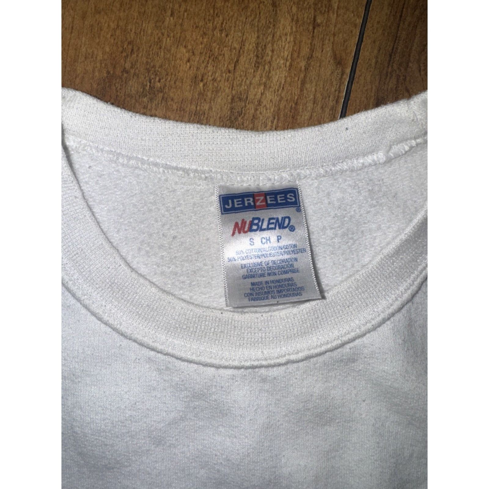 Jerzees VINTAGE Jerzees Sweatshirt White Small USA New York Crewneck Pullover Mens Size US S / EU 44-46 / 1 - 5 Thumbnail