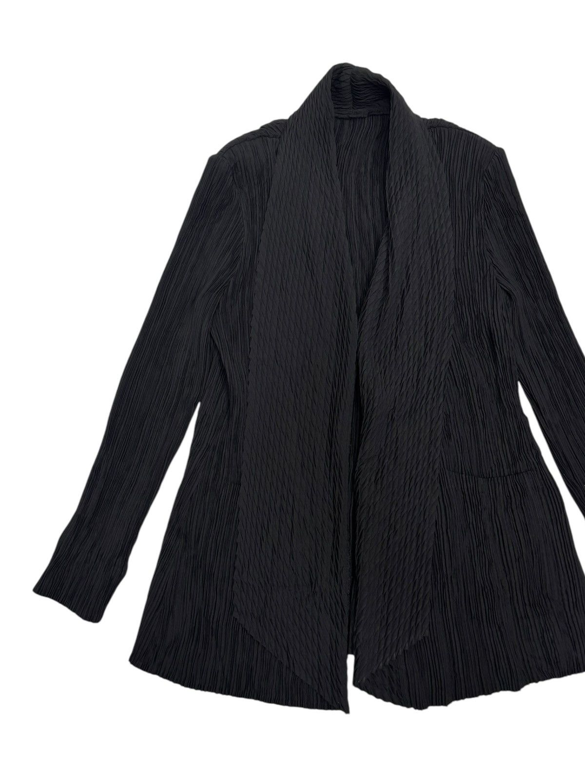 Issey Miyake × Japanese Brand × Pleats Please Issey Miyake PLEATED PLEASE ISSEY MIYAKE STYLE DESIGN DRAPE JACKET Size S / US 4 / IT 40 - 6 Thumbnail