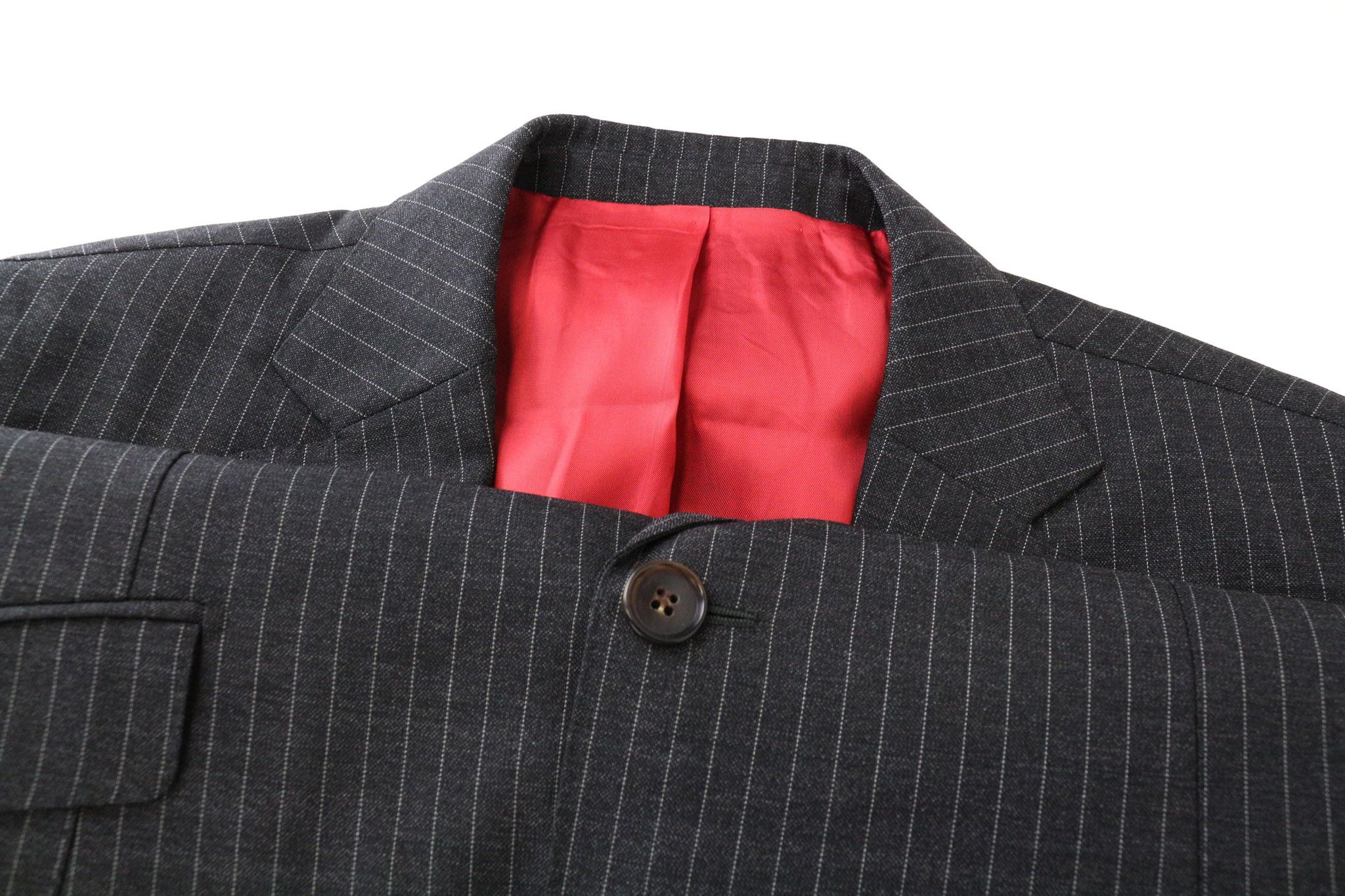 Suitsupply SIENNA UK38R Grey Wool Striped Blazer 73901 Size 38R - 3 Thumbnail