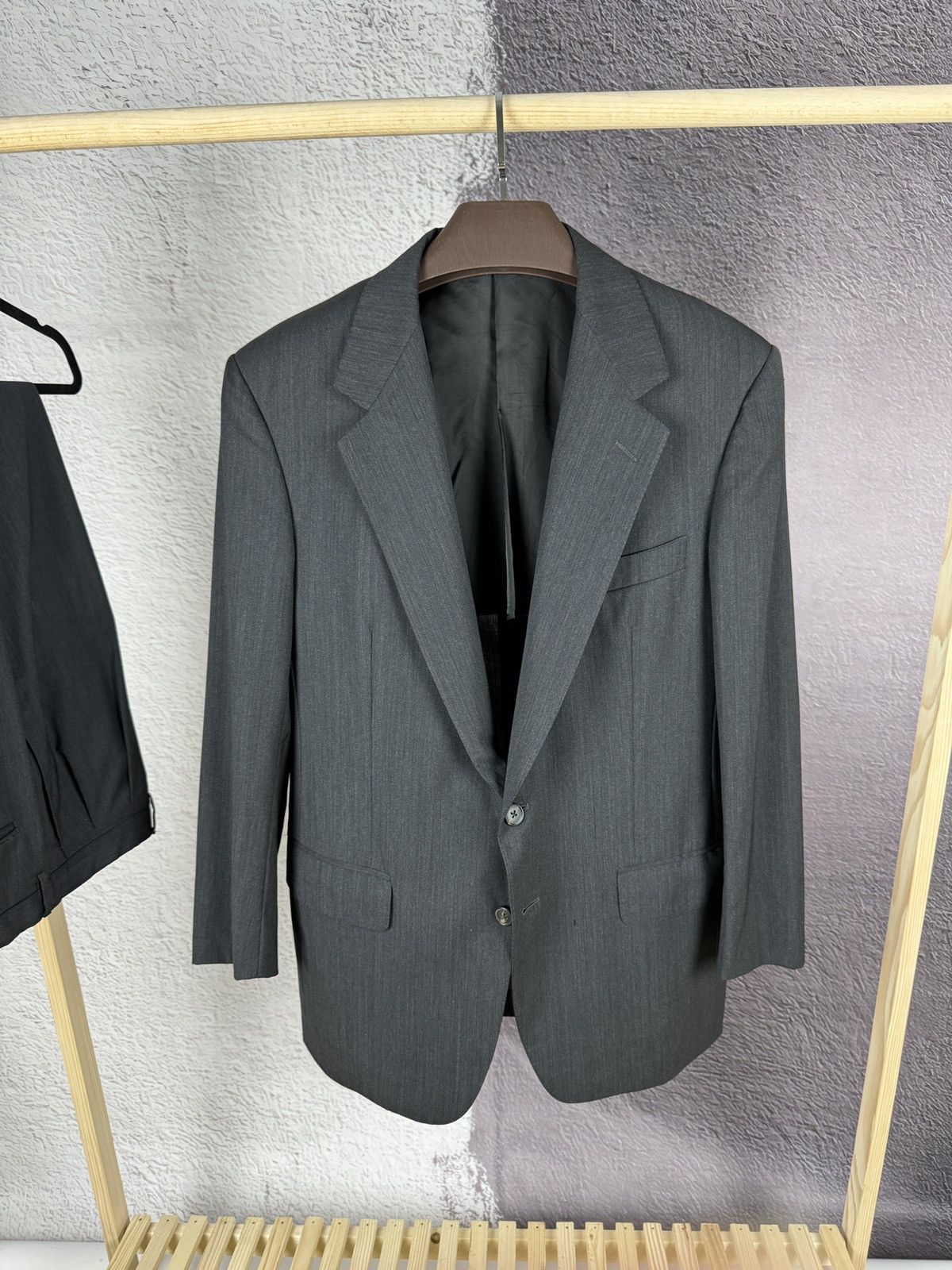 Ermenegildo Zegna Ermenegildo Zegna High Performance Suit Blazer Pants Wool Size 42R - 3 Thumbnail
