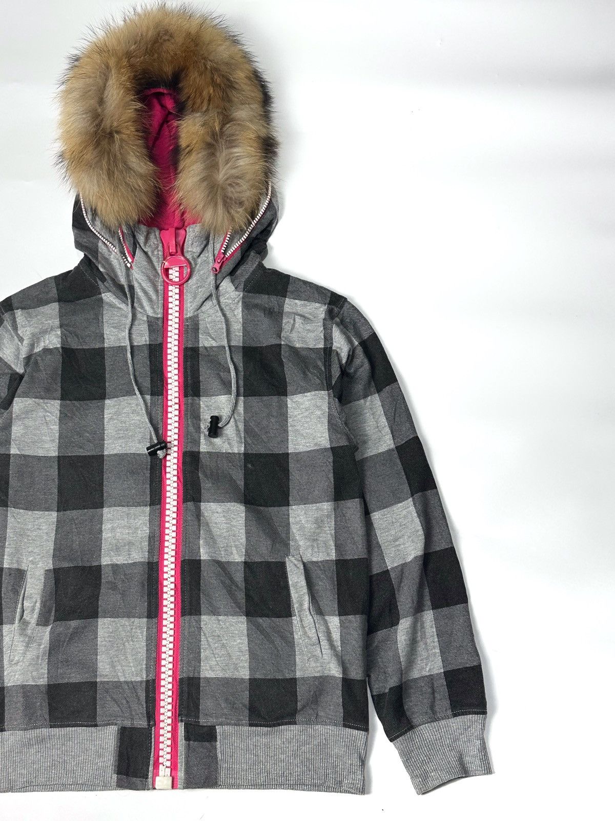 If Six Was Nine × Japanese Brand × Le Grande Bleu (L.G.B.) Lock Heaven Fur Zip Hoodie Size US L / EU 52-54 / 3 - 3 Thumbnail