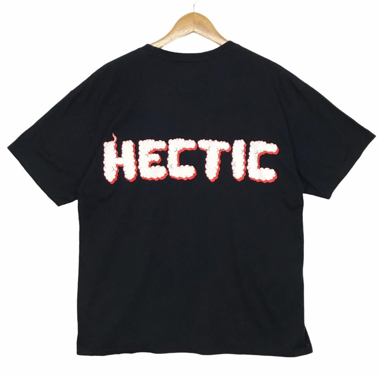 Vintage Vintage MAD HECTIC Spell Out Black Tee L Size Streetwear Size US L / EU 52-54 / 3 - 3 Thumbnail