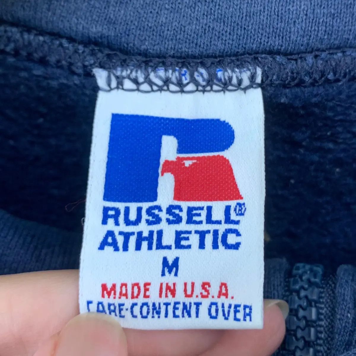 Vintage Vtg 90’ PENN STATE UNIVERSITY Russell Athletic 1/3 Zipper Size M / US 6-8 / IT 42-44 - 6 Thumbnail