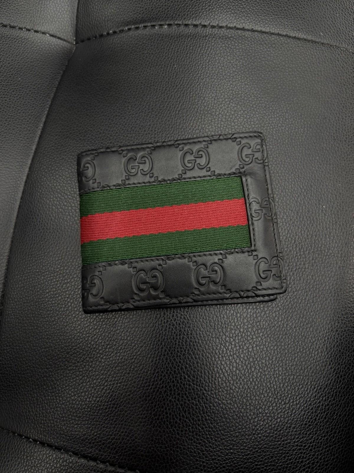 Gucci GUCCI Guccissima Web Compact Wallet Bifold Leather Mens Size ONE SIZE - 3 Thumbnail