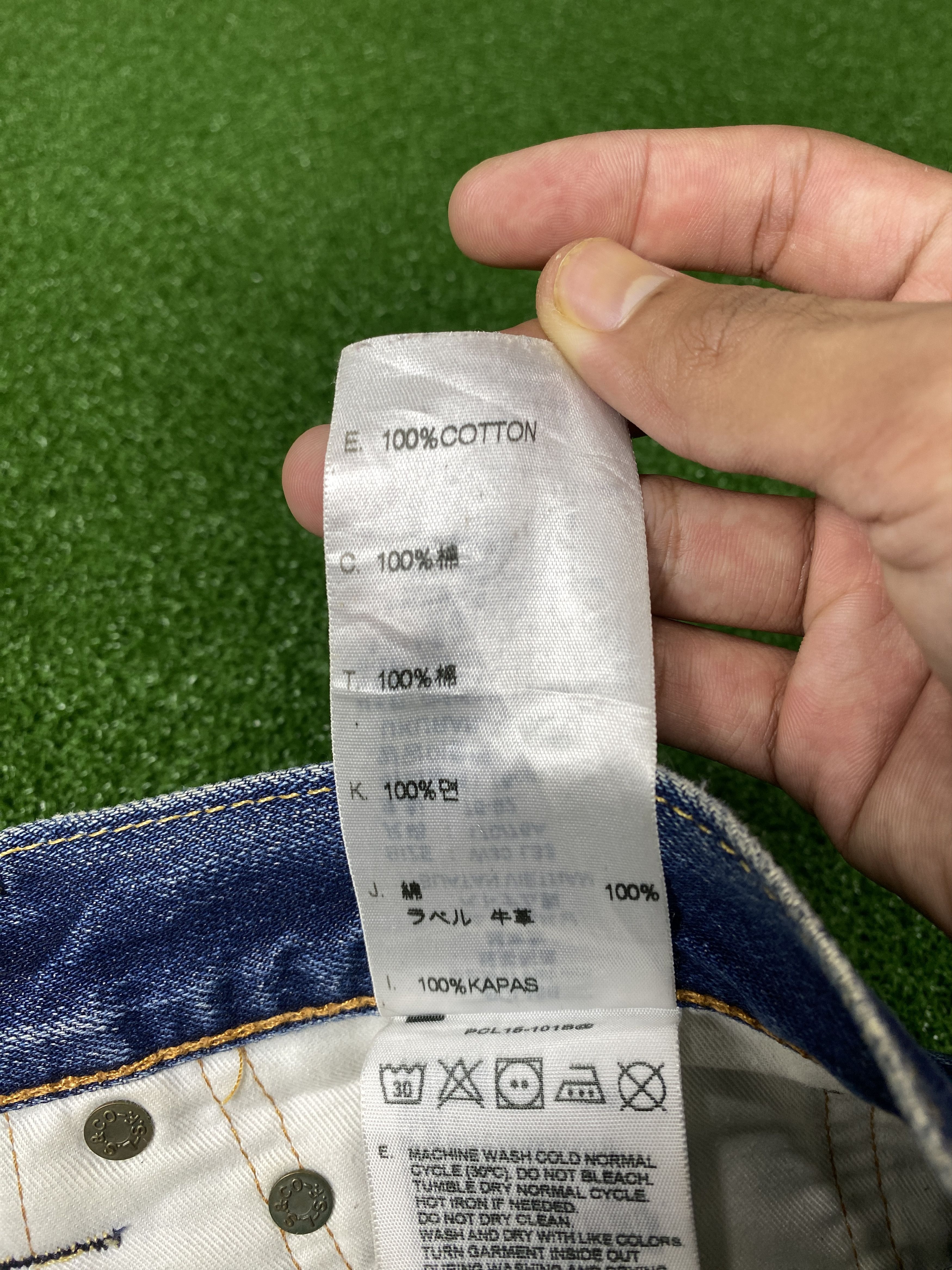 Levi's Vintage Levi's 503 Distressed Faded Blue Jeans CP0033 Size US 32 / EU 48 - 13 Thumbnail