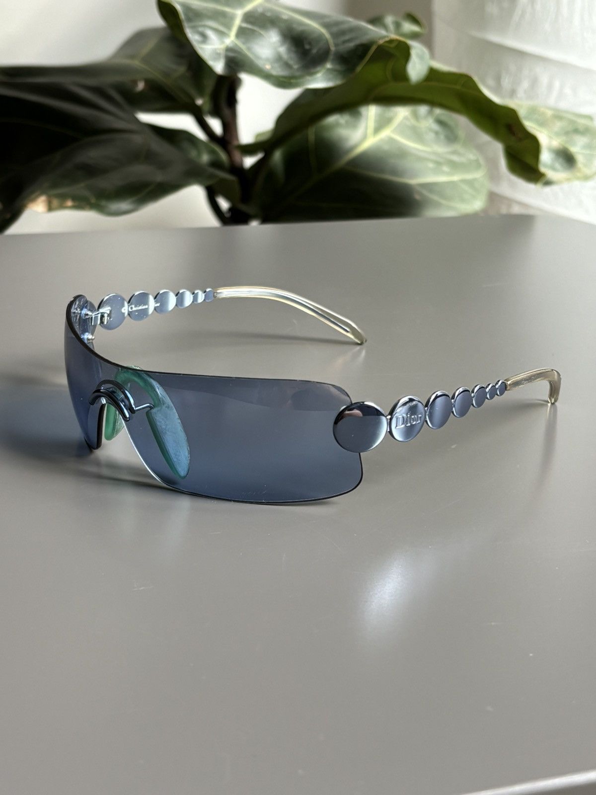 Dior Dior Sunglasses Ruthenium Millenium Mask Shield Sport Bike Size ONE SIZE - 5 Thumbnail