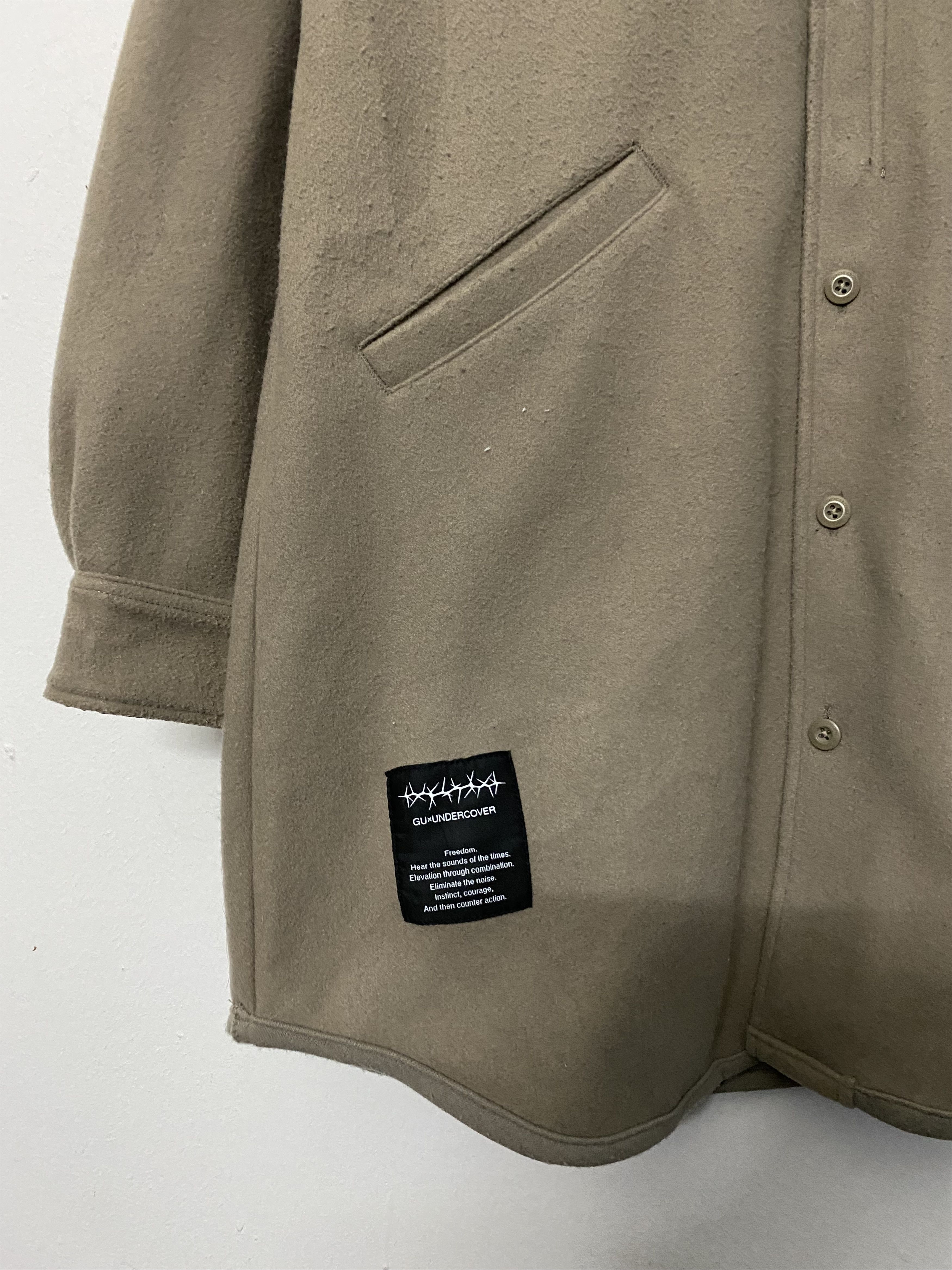 GU × Undercover GU x UNDERCOVER Rose Embroidered Shirt Jacket Size US S / EU 44-46 / 1 - 6 Thumbnail
