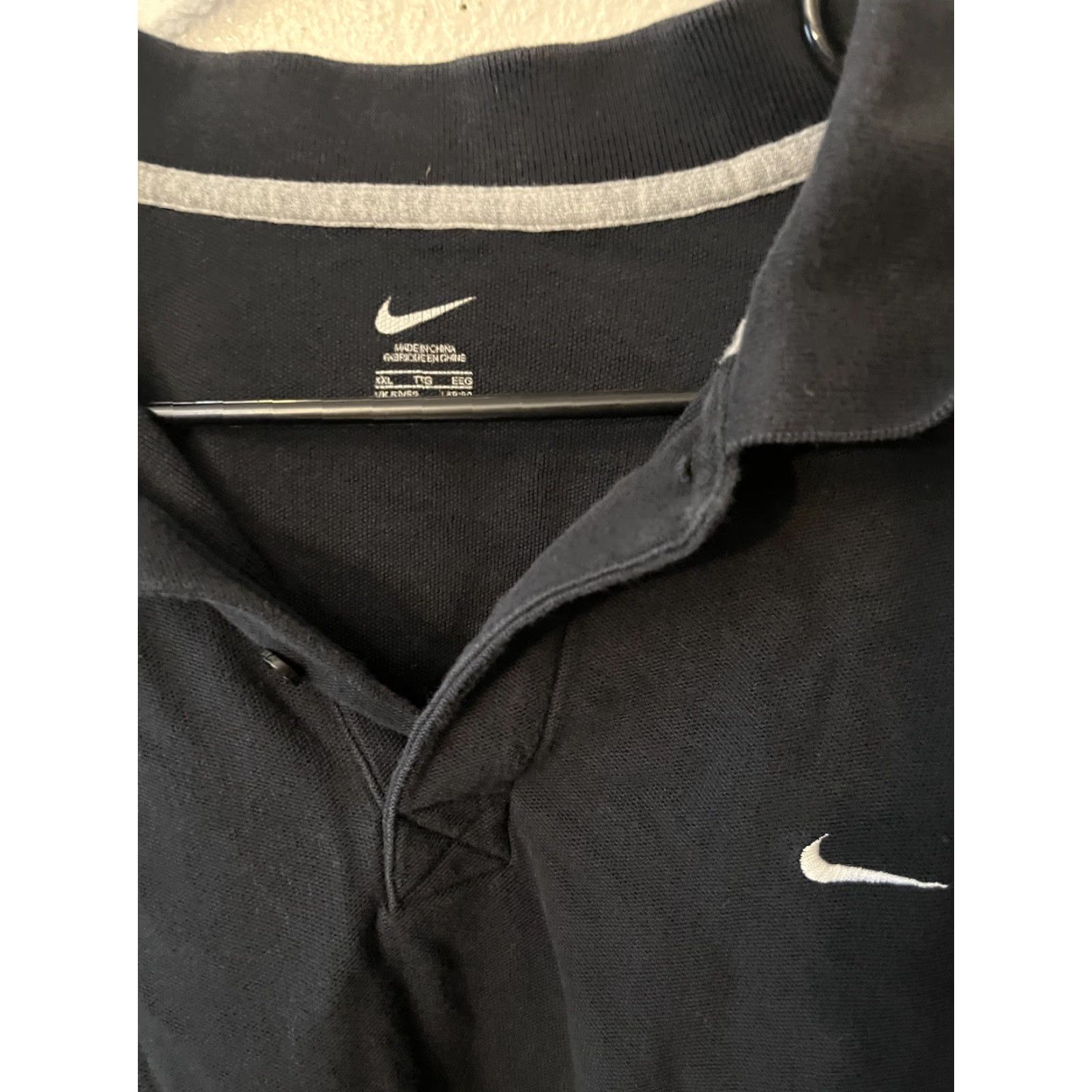 Nike VINTAGE Nike Dri-FIT Polo Shirt Adult XXL Black Collared Nike Y2K Men's Polo 2XL Vintage Shirt Mens Size US XXL / EU 58 / 5 - 3 Thumbnail