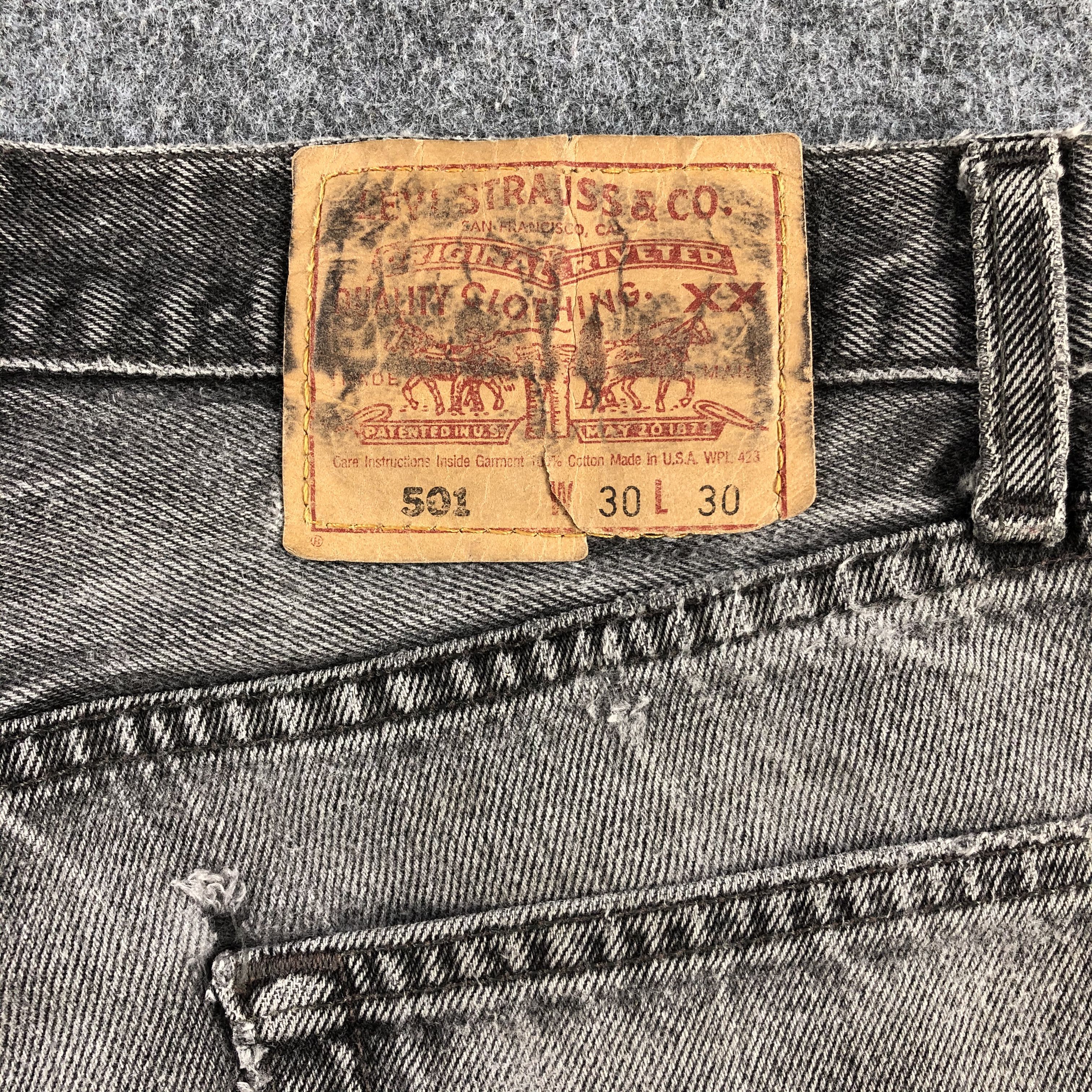 Levi's Vintage 90s Levis 501 Earth Tone Jeans-J1616 Size US 30 / EU 46 - 5 Thumbnail