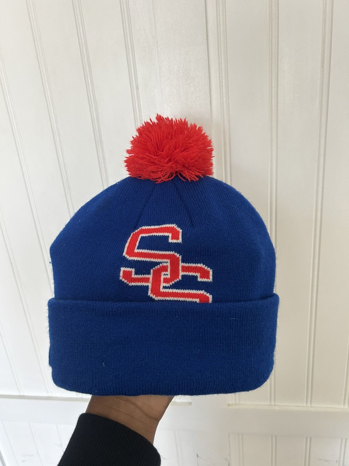 Stussy Vintage Stüssy Cleveland Indians Pom Beanie Y2K Rare Size ONE SIZE - 1 Thumbnail