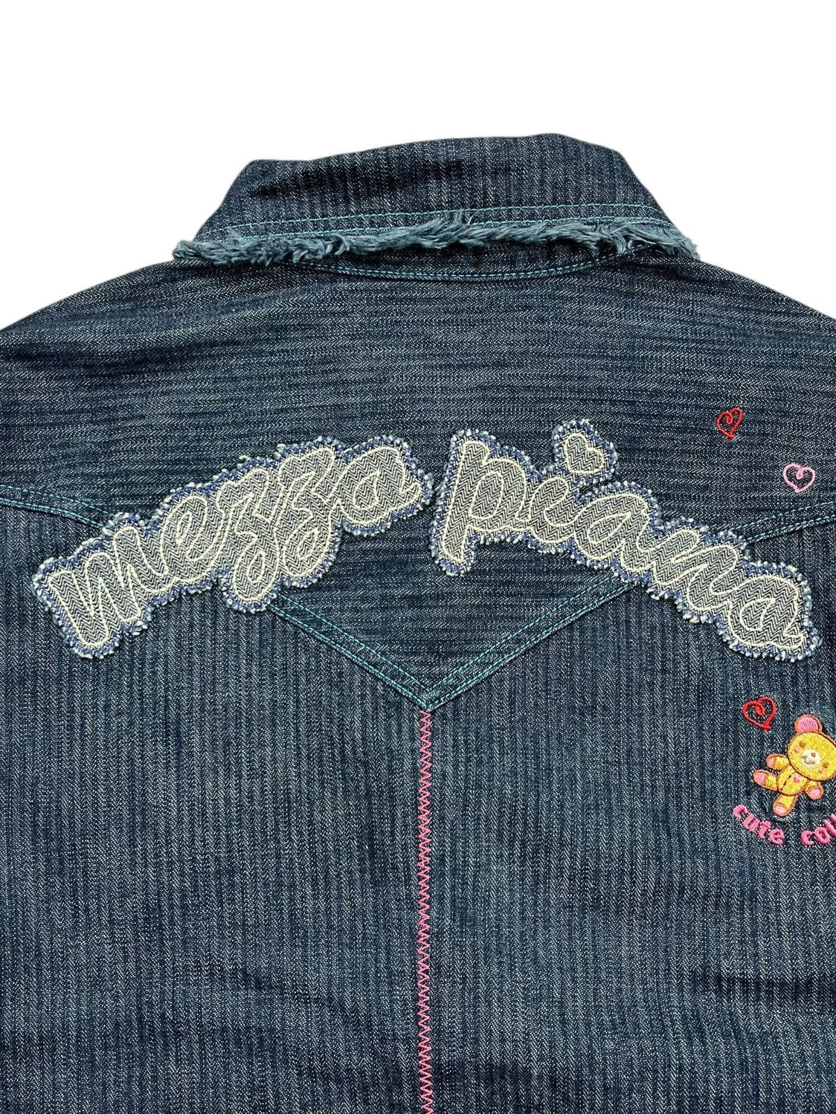Angel Blue 2000s Mezzo Piano - Sweet Berrie Denim Jacket Size M / US 6-8 / IT 42-44 - 8 Thumbnail