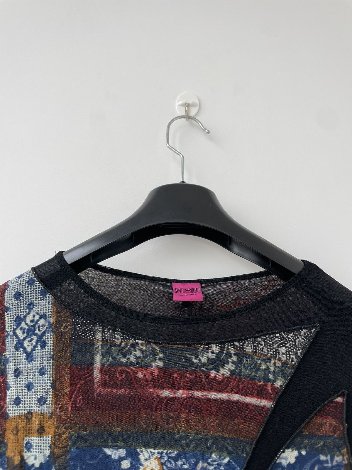 Jean Paul Gaultier Save The Queen Y2K mesh Longsleeve Top Shirt JPG Style Size S / US 4 / IT 40 - 11 Thumbnail