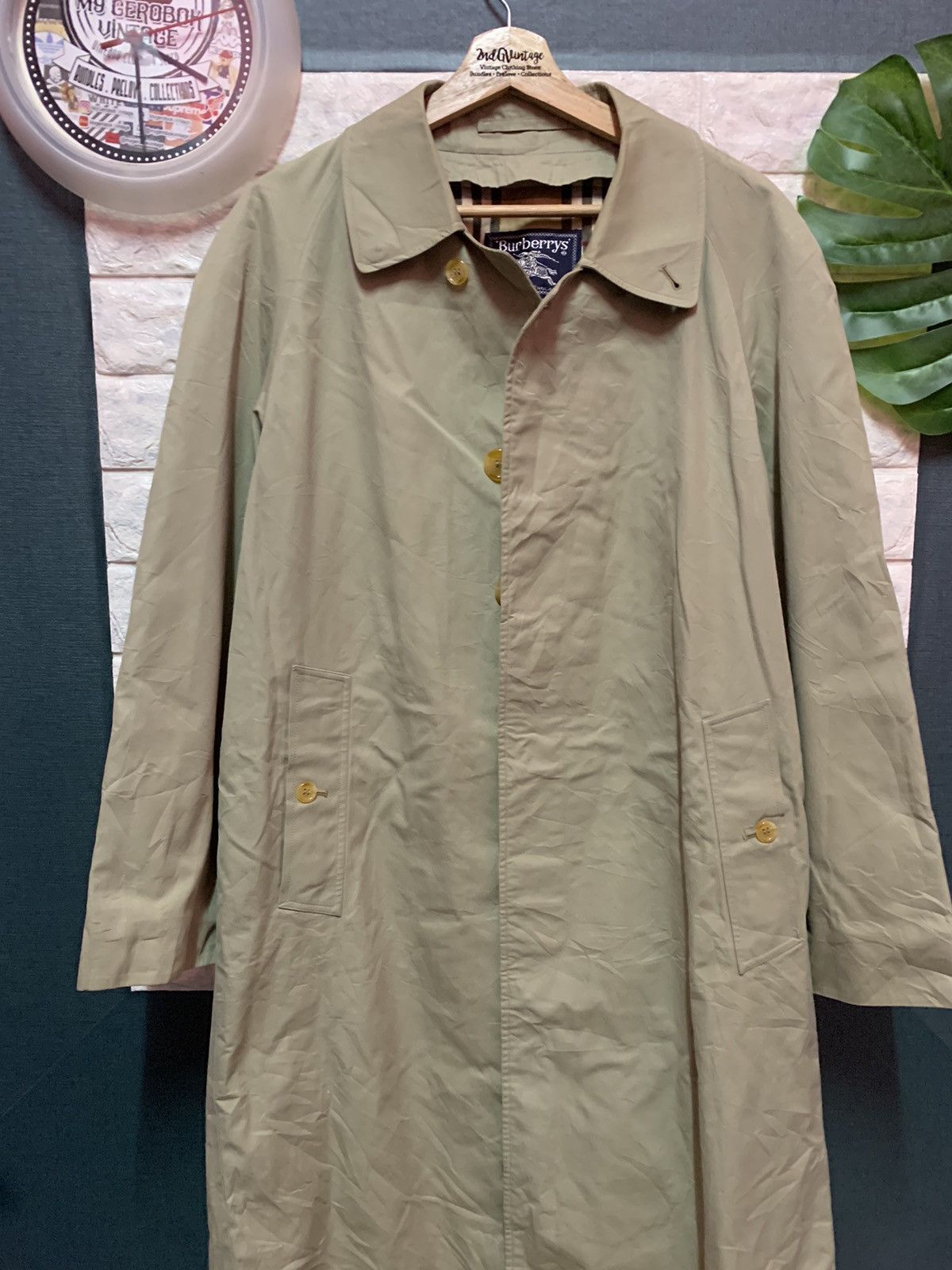 Burberry × Vintage VINTAGE!! Long Jacket BURBERRYS Size US L / EU 52-54 / 3 - 2 Thumbnail
