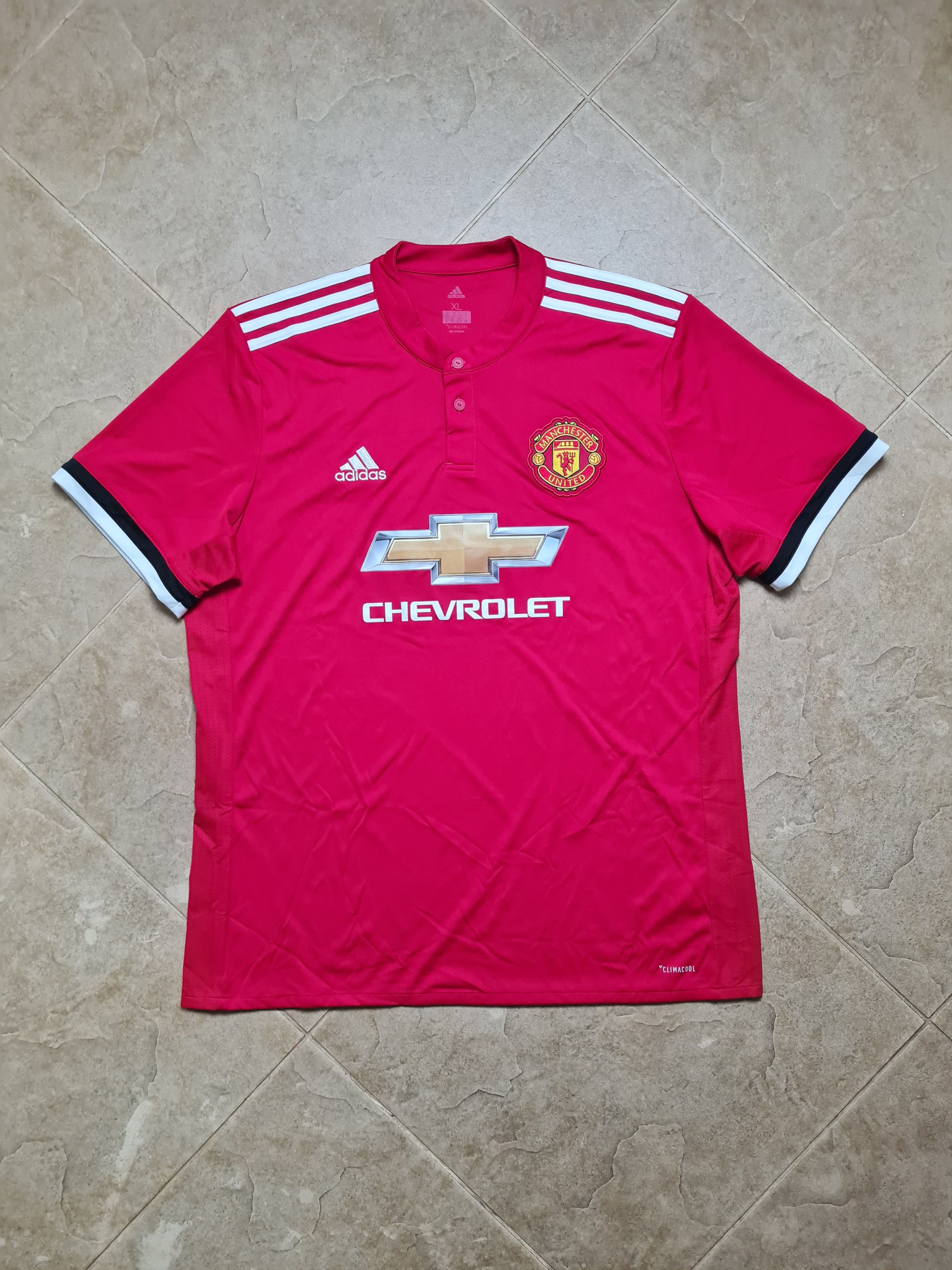 Adidas Manchester United 2017-18 Home Shirt Adidas XL Size US XL / EU 56 / 4 - 1 Thumbnail