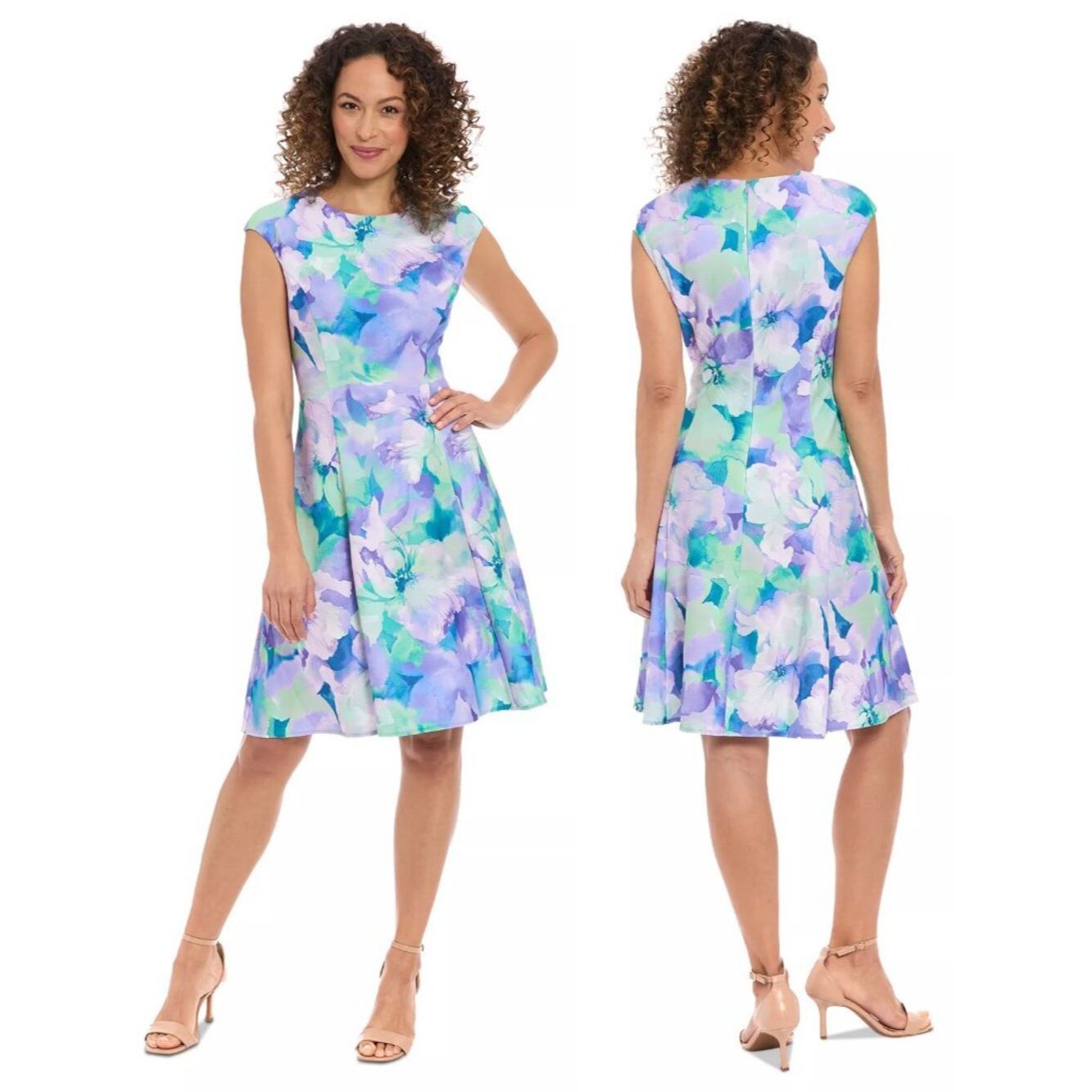 Other NWT New London Times Connie In Morning Floral Dress Size 6 Size M / US 6-8 / IT 42-44 - 1 Thumbnail