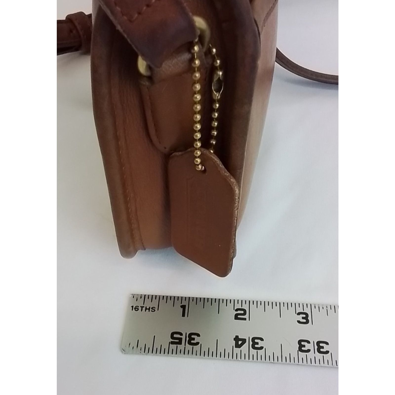 Coach Coach Wendie Bag Crossbody Purse British Tan Vintage 1989 Size ONE SIZE - 16 Thumbnail