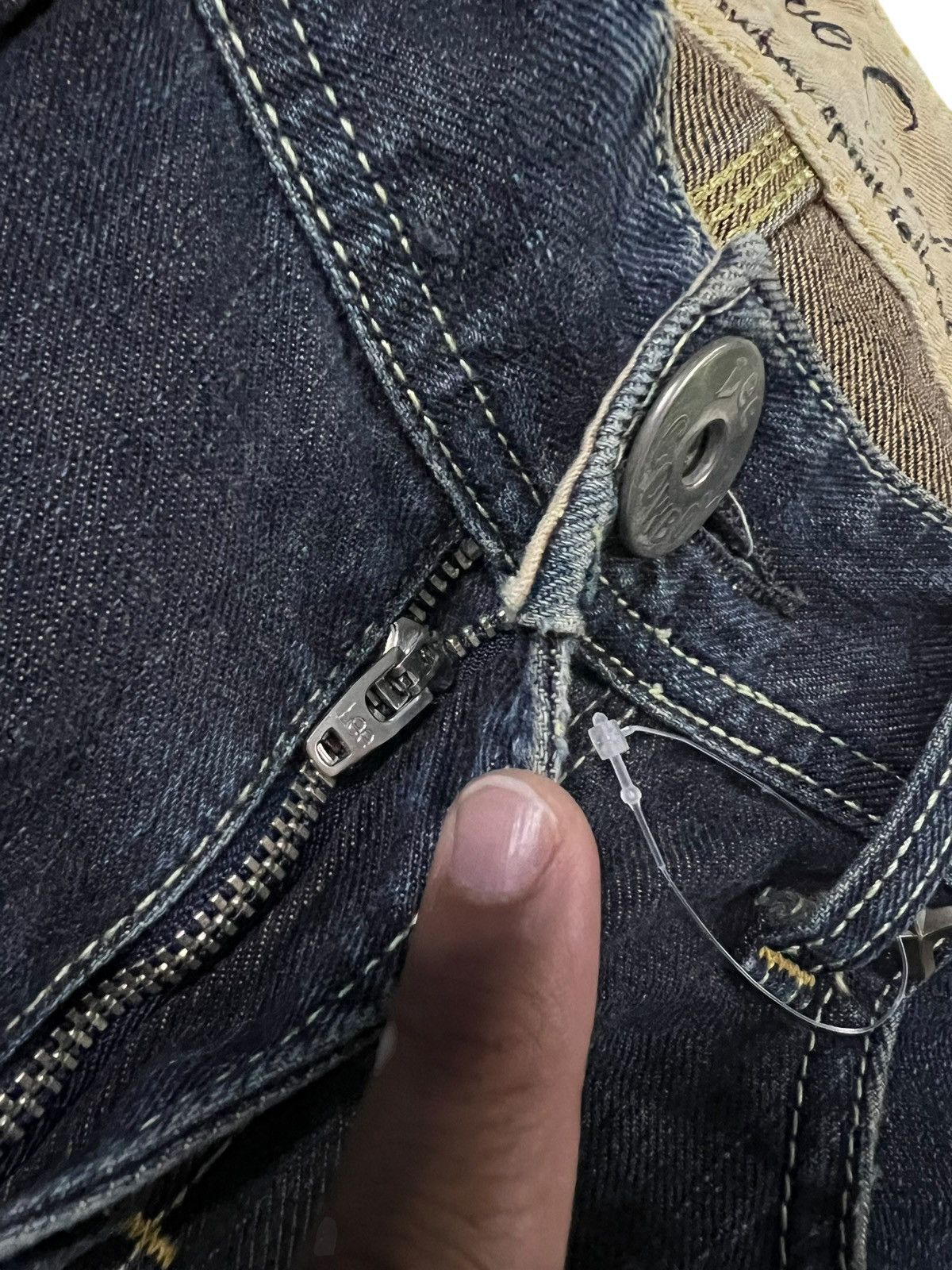 If Six Was Nine Lee Cowboy Backle Back Jean Size US 30 / EU 46 - 13 Thumbnail